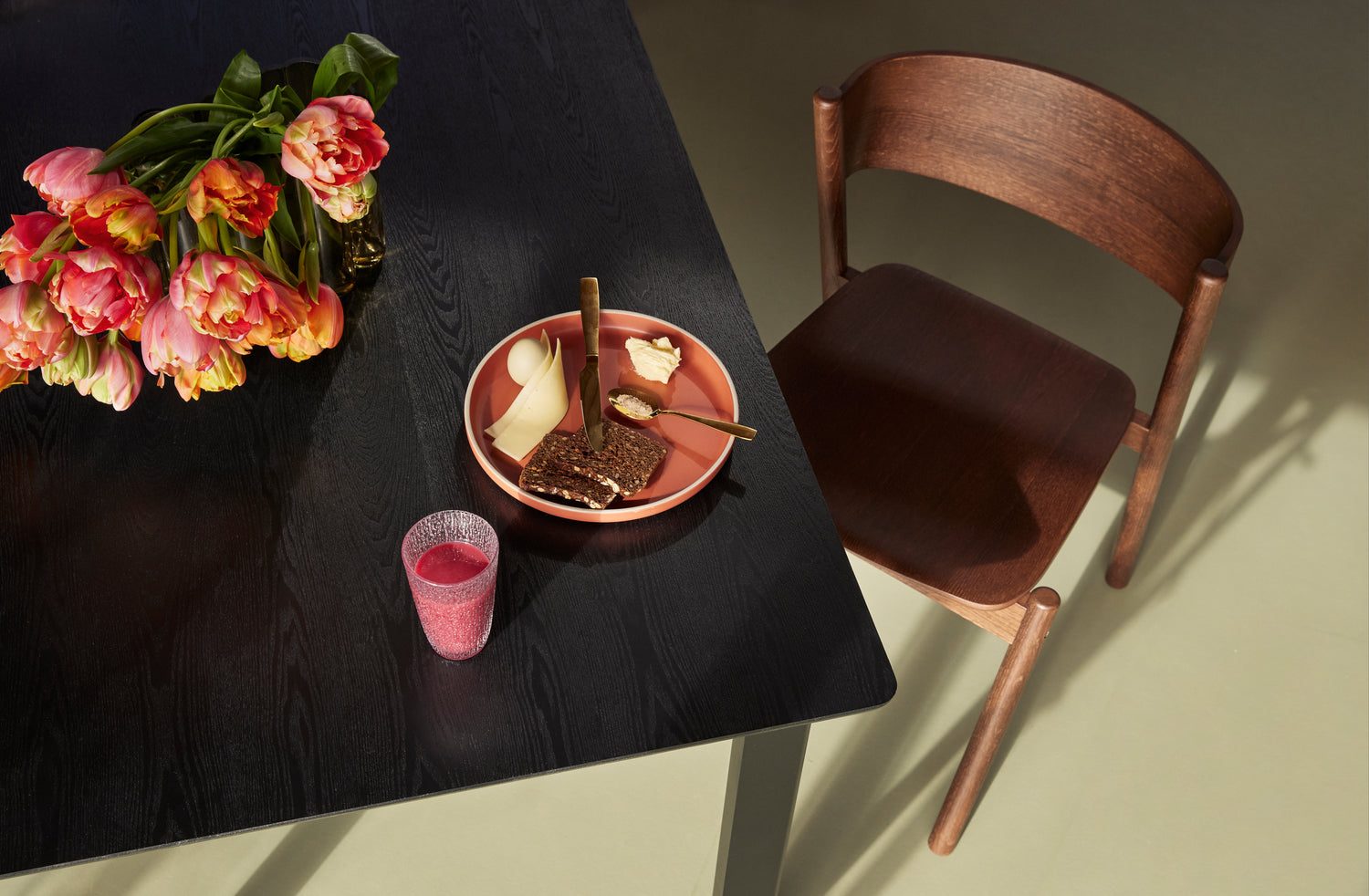 Sned matstol Brun - 55x51xh80cm