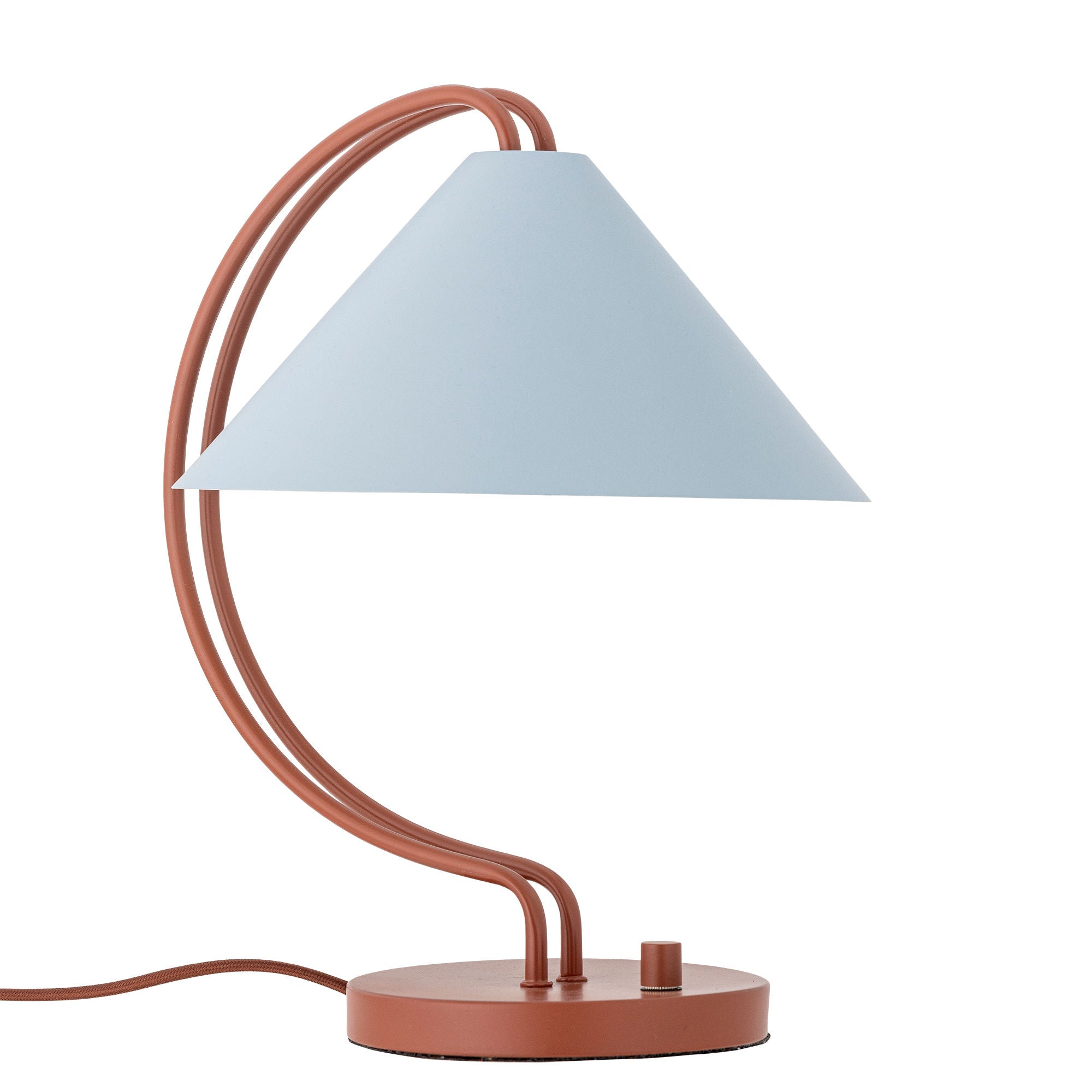 Bloomingville Janya bordslampa, röd, metall