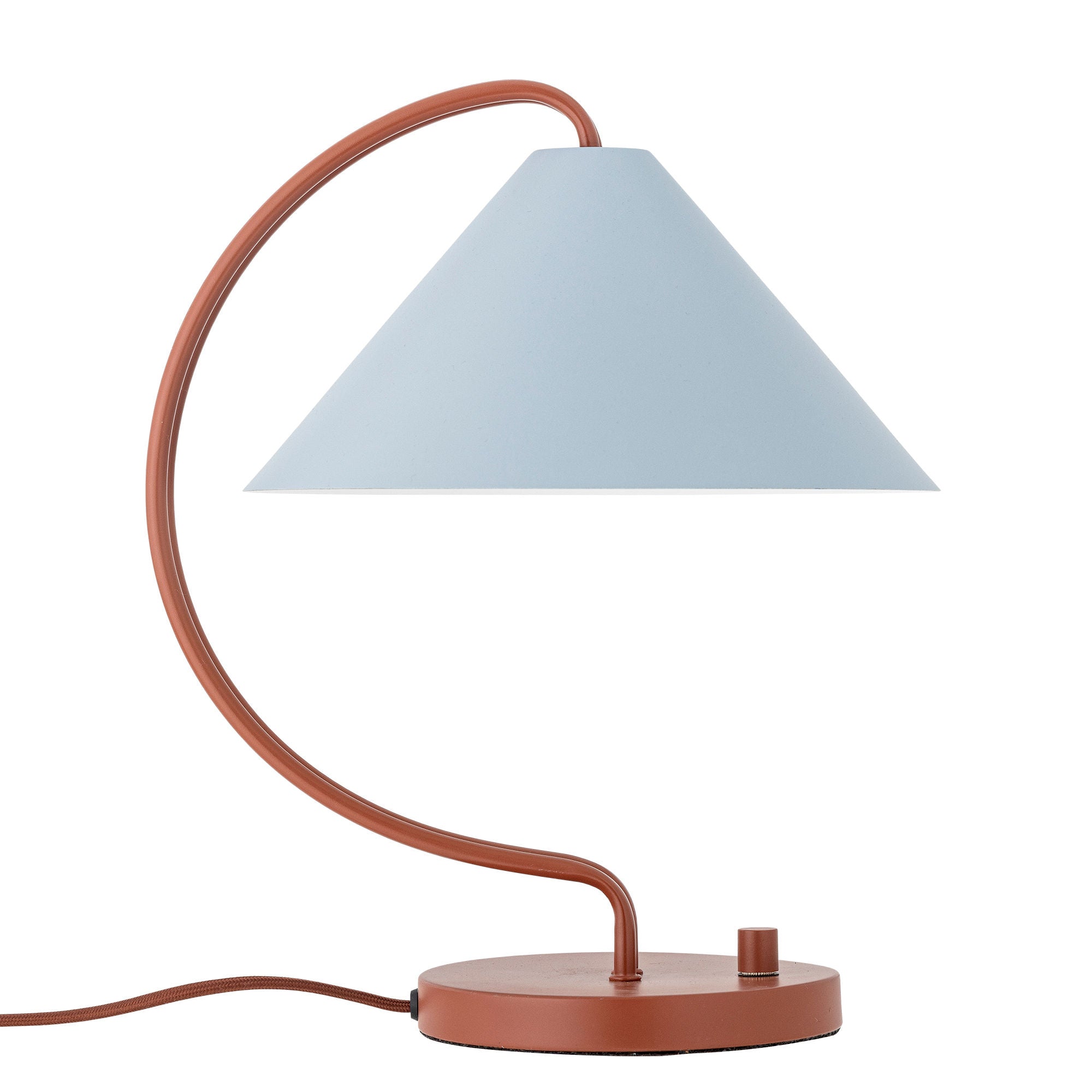 Bloomingville Janya bordslampa, röd, metall