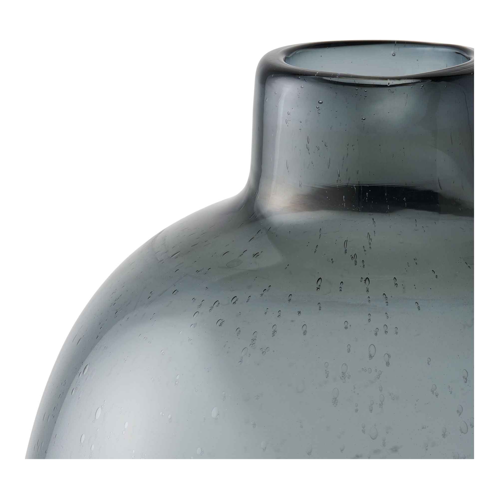 Vas - Vas, glas, rökt svart Ø23x35 cm