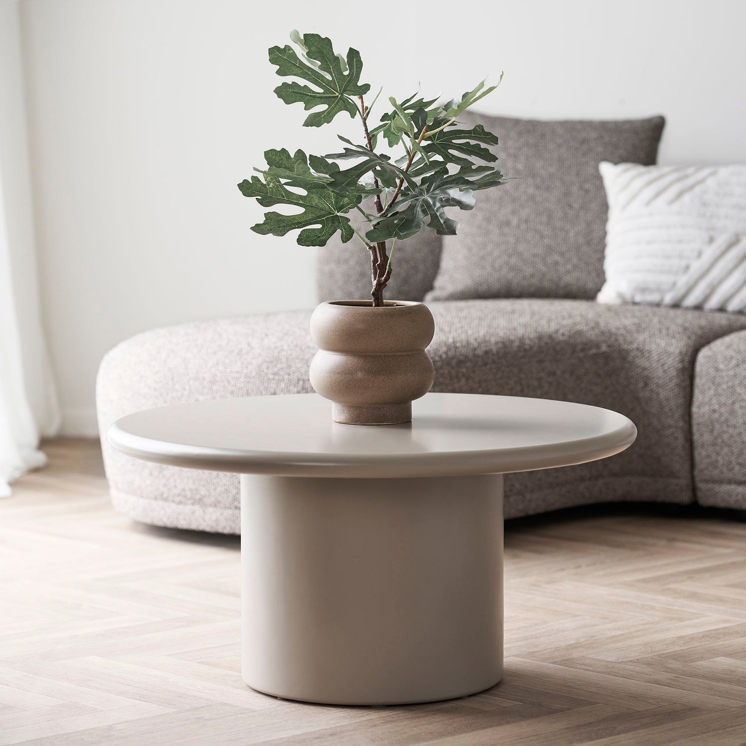 Örtkruka - örttpanna, keramik, brun Ø19x17,5 cm