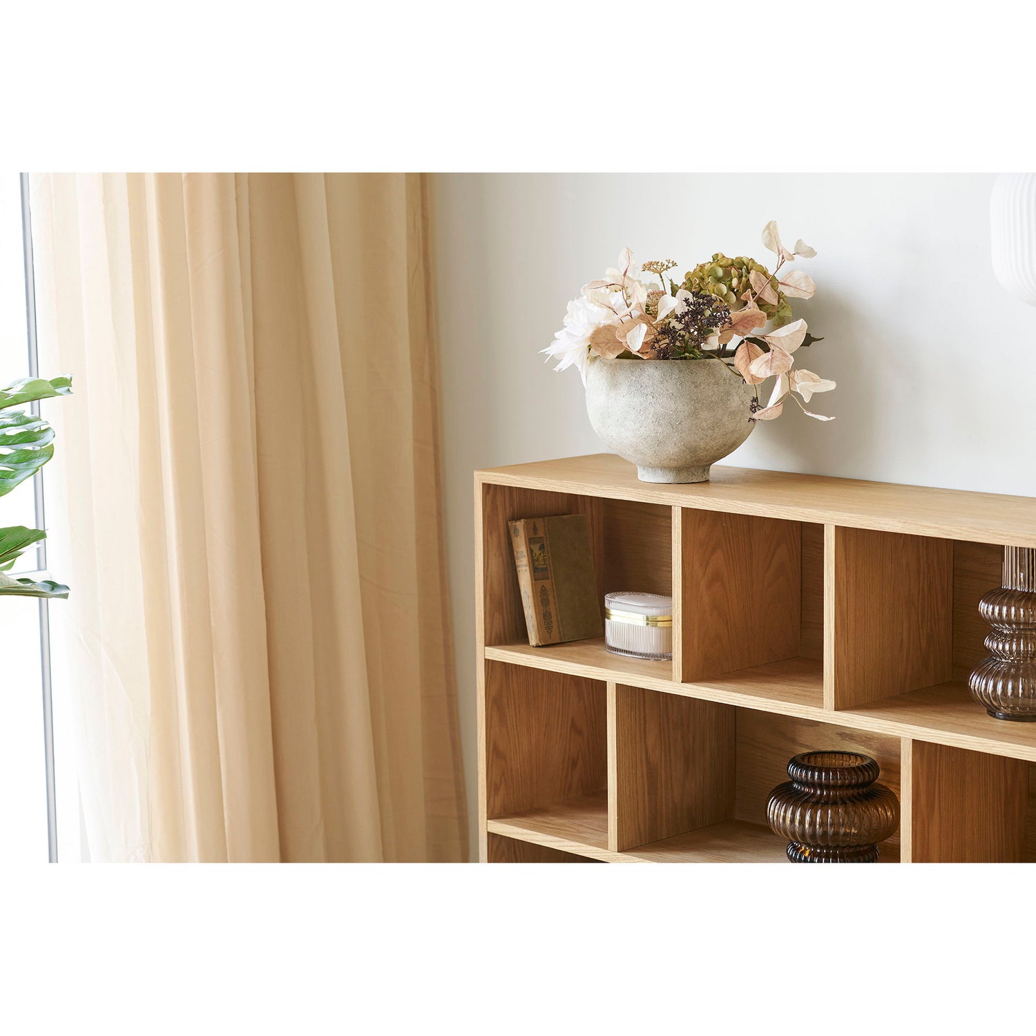 Örtkruka - örtkruka, keramik, grå, Ø26x19,5 cm