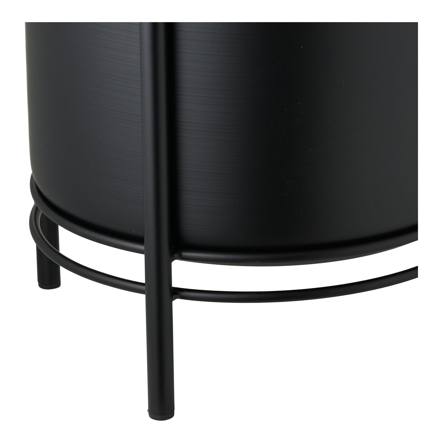 Örtpott - örtpanna, stål, svart uppsättning av 2