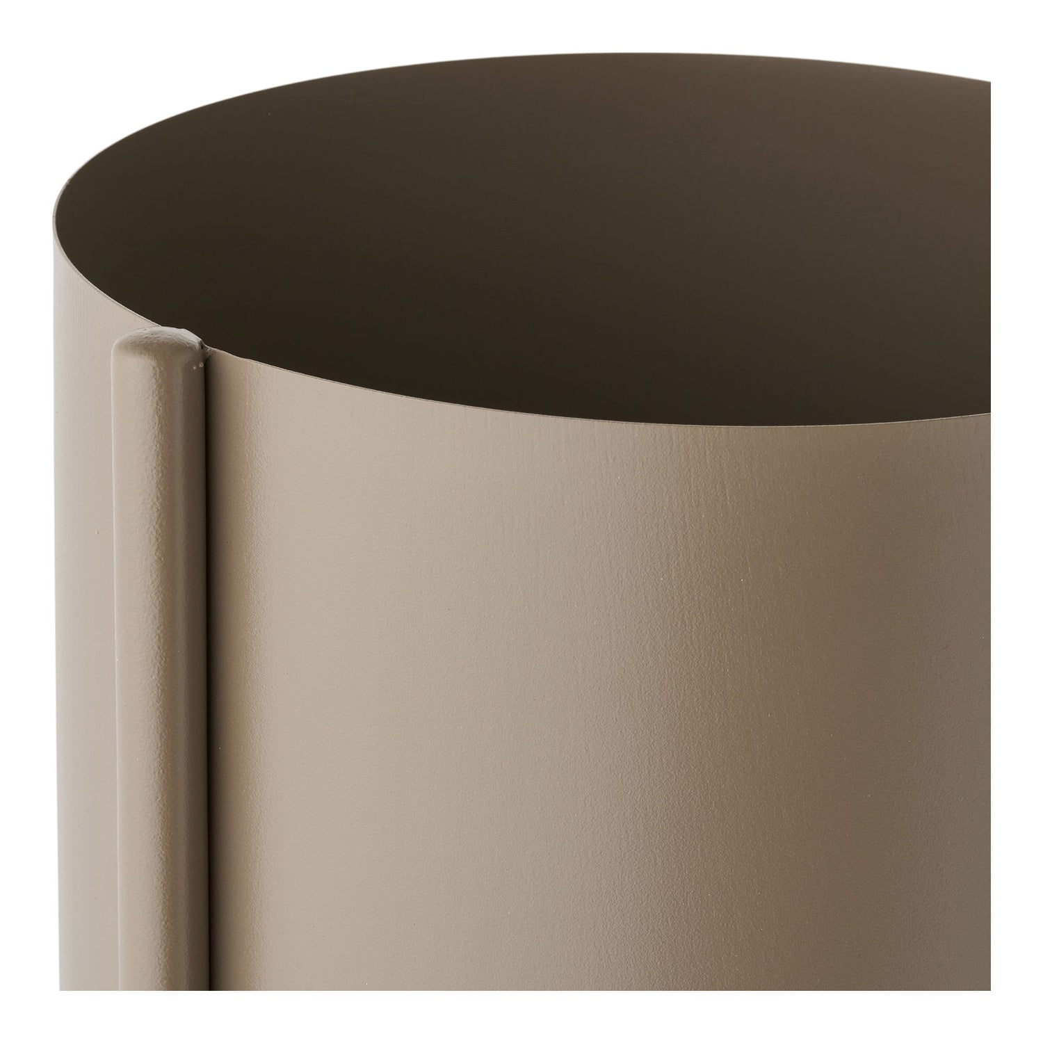 Örtkruka - örttpanna, stål, brun 22,5x23x75,5 cm