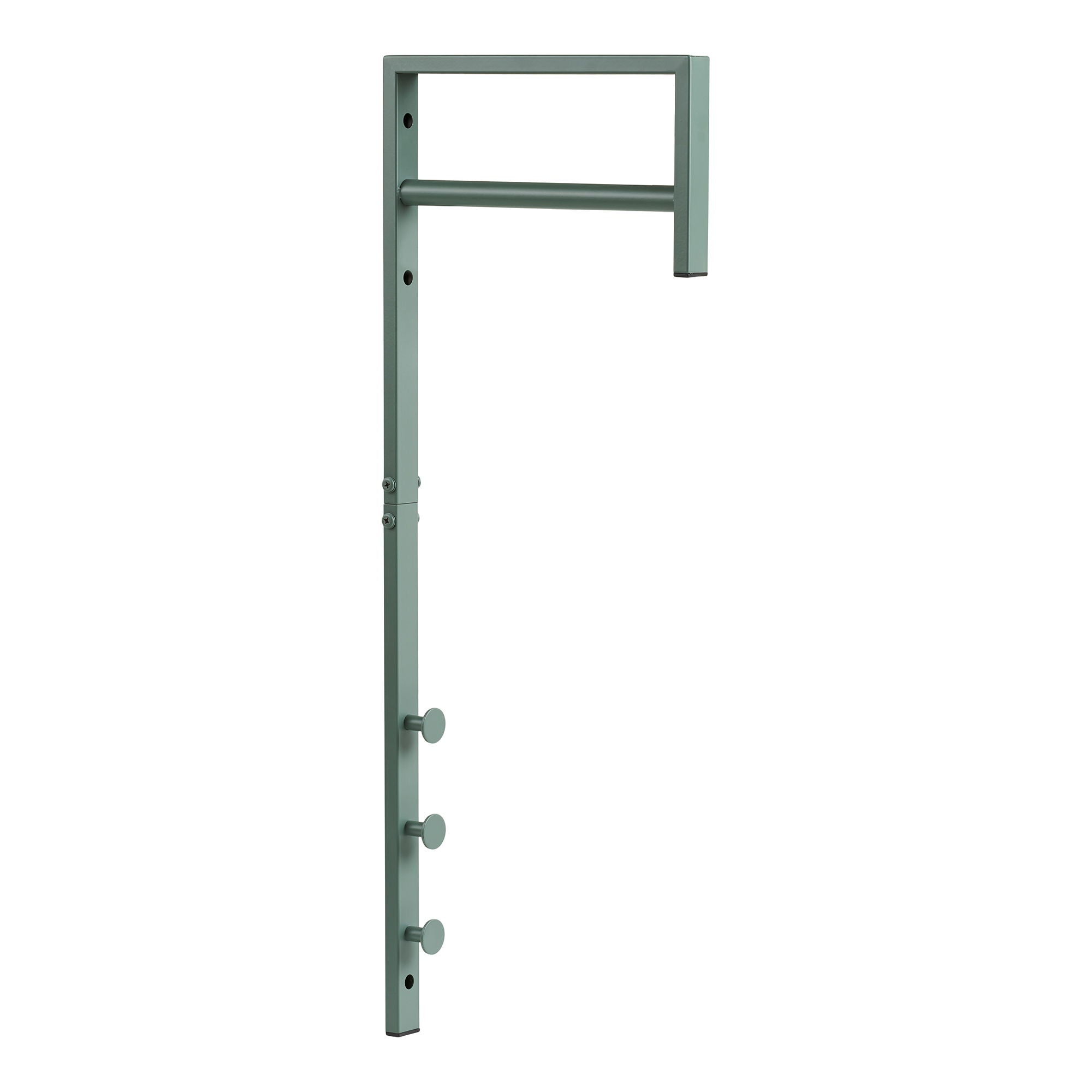 Trento klädstativ - klädstativ, metall, grön 3x30x82 cm