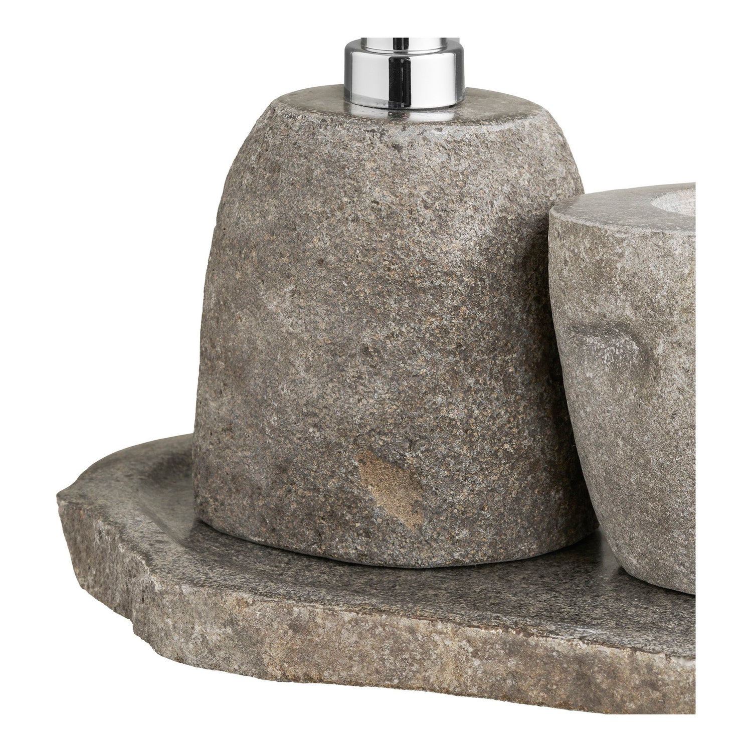 Gara badrumsuppsättning - Badrumsuppsättning, förvaringslådor, tvåldispenser, tillbaka