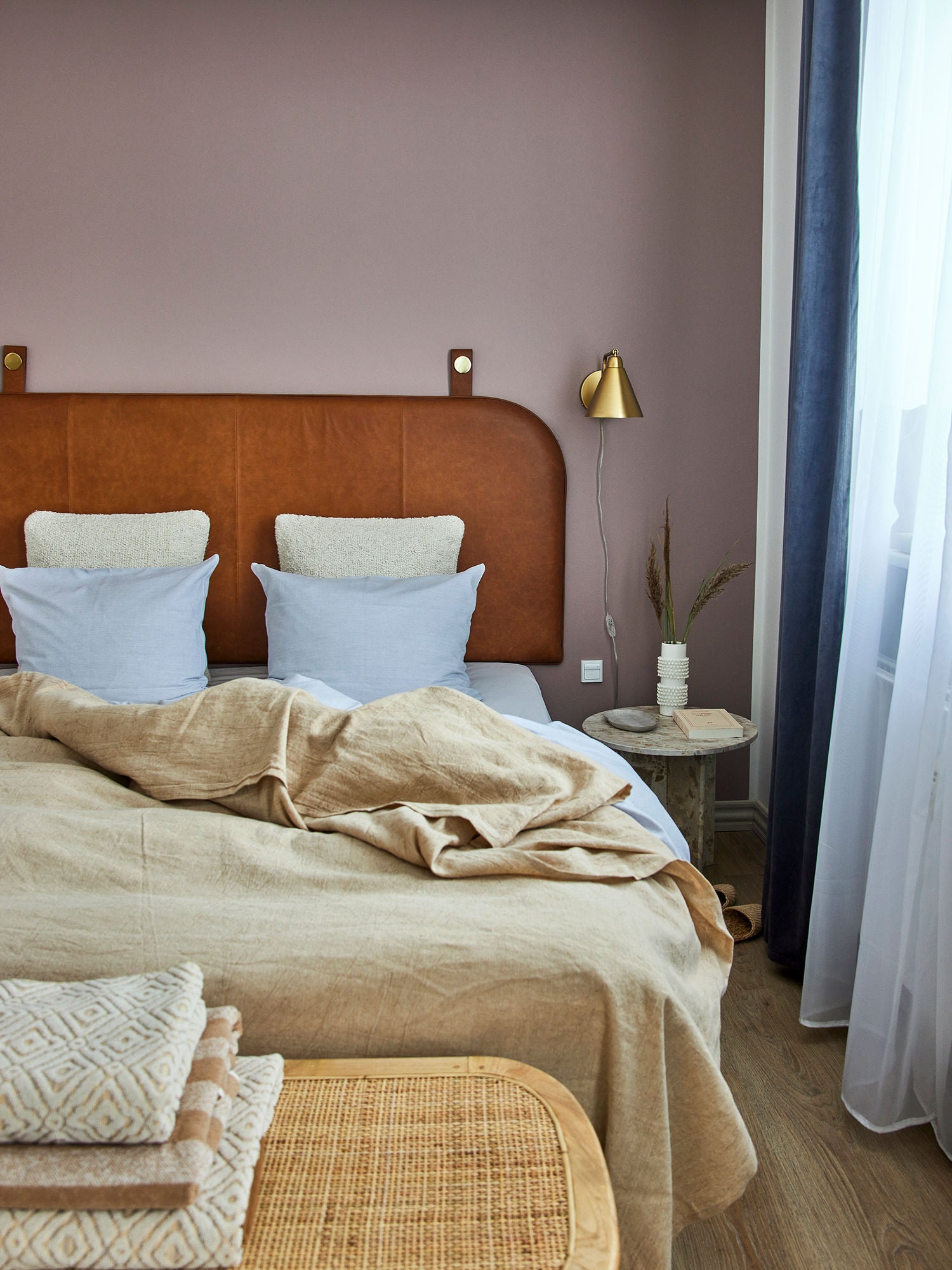 Bloomingville Terni Bedstrast, Nature, Linen Oeko-Tex®