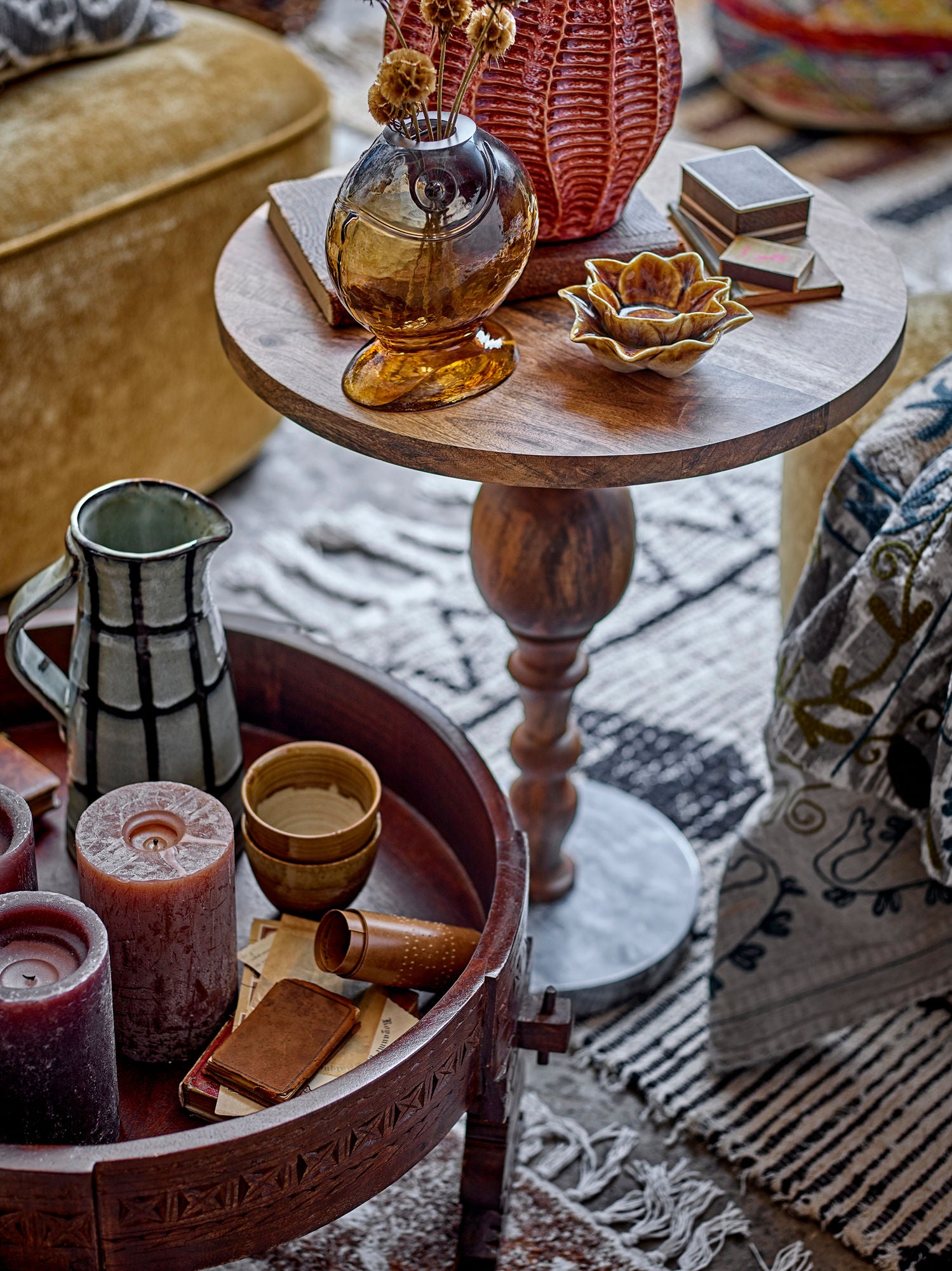 Creative Collection Paloma Pall, Brown, Mango