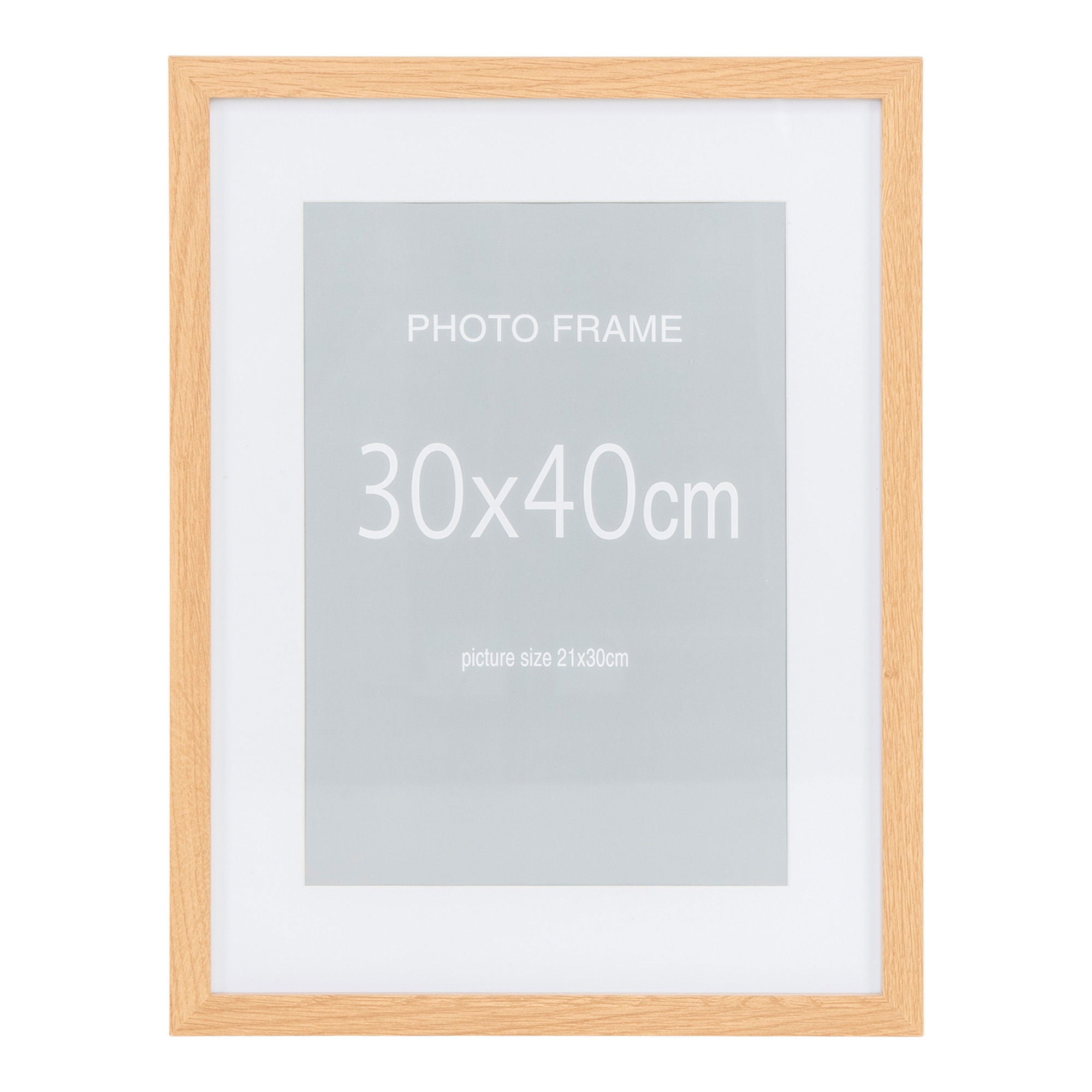 Marbella Frame -display - ramdisplay, 7 st. Svart och 8 st. Nature 30x40 cm
