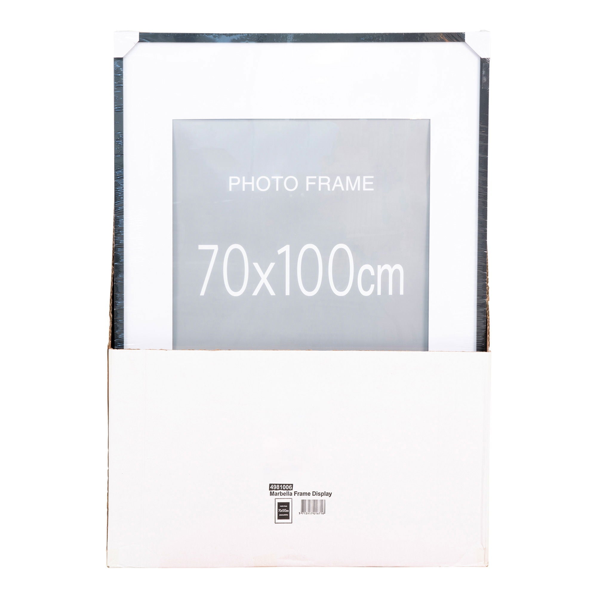 Marbella Frame -display - ramdisplay, 7 st. Svart och 8 st. Nature 70x100 cm