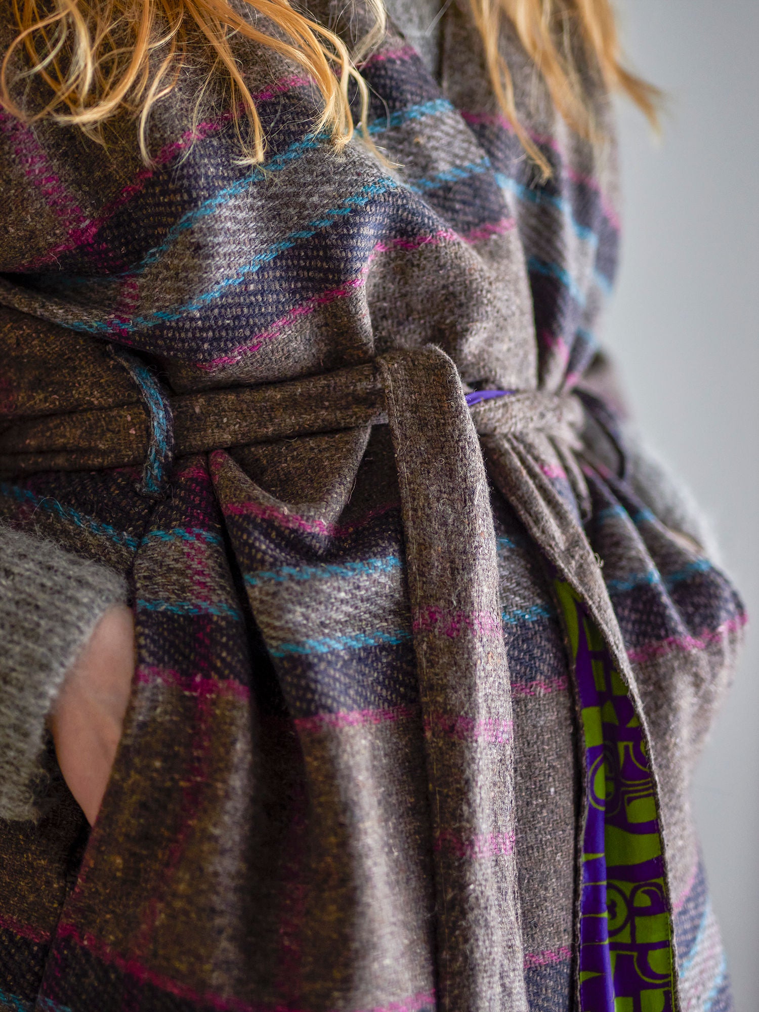 Creative Collection Rieti Kimono, Gray, Upcycleded