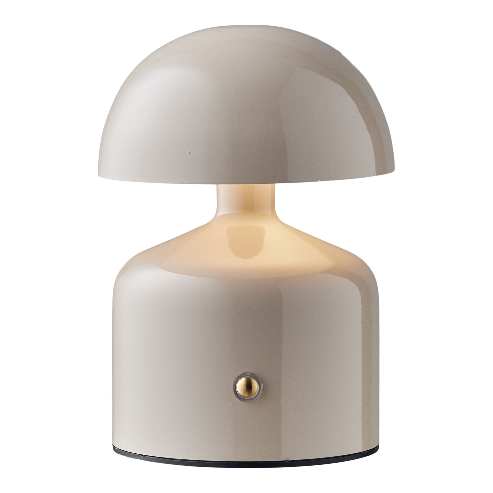 Aulla bordslampa - bordslampa, metall/plast, laddningsbar, grå