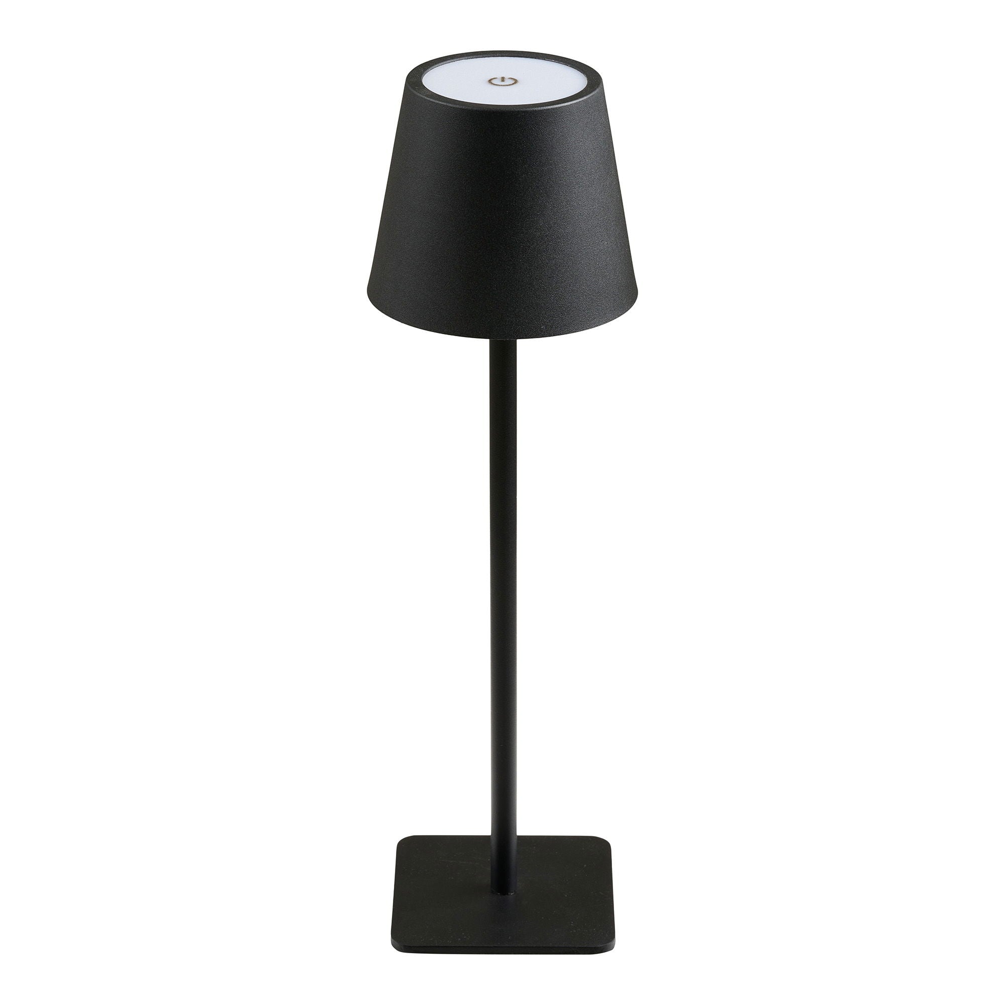 Bradford bordslampa - bordslampa, metall, laddningsbar, svart