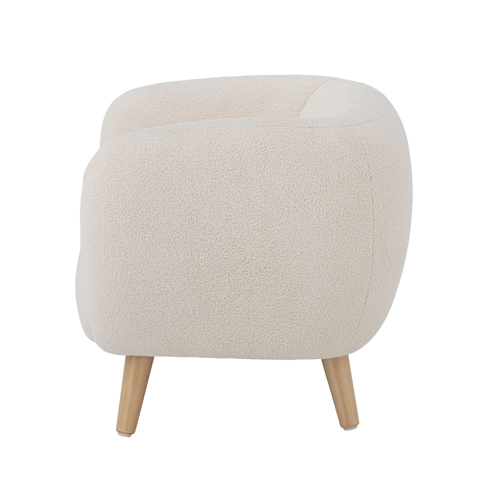 Bloomingville mini cade stol, vit, polyester