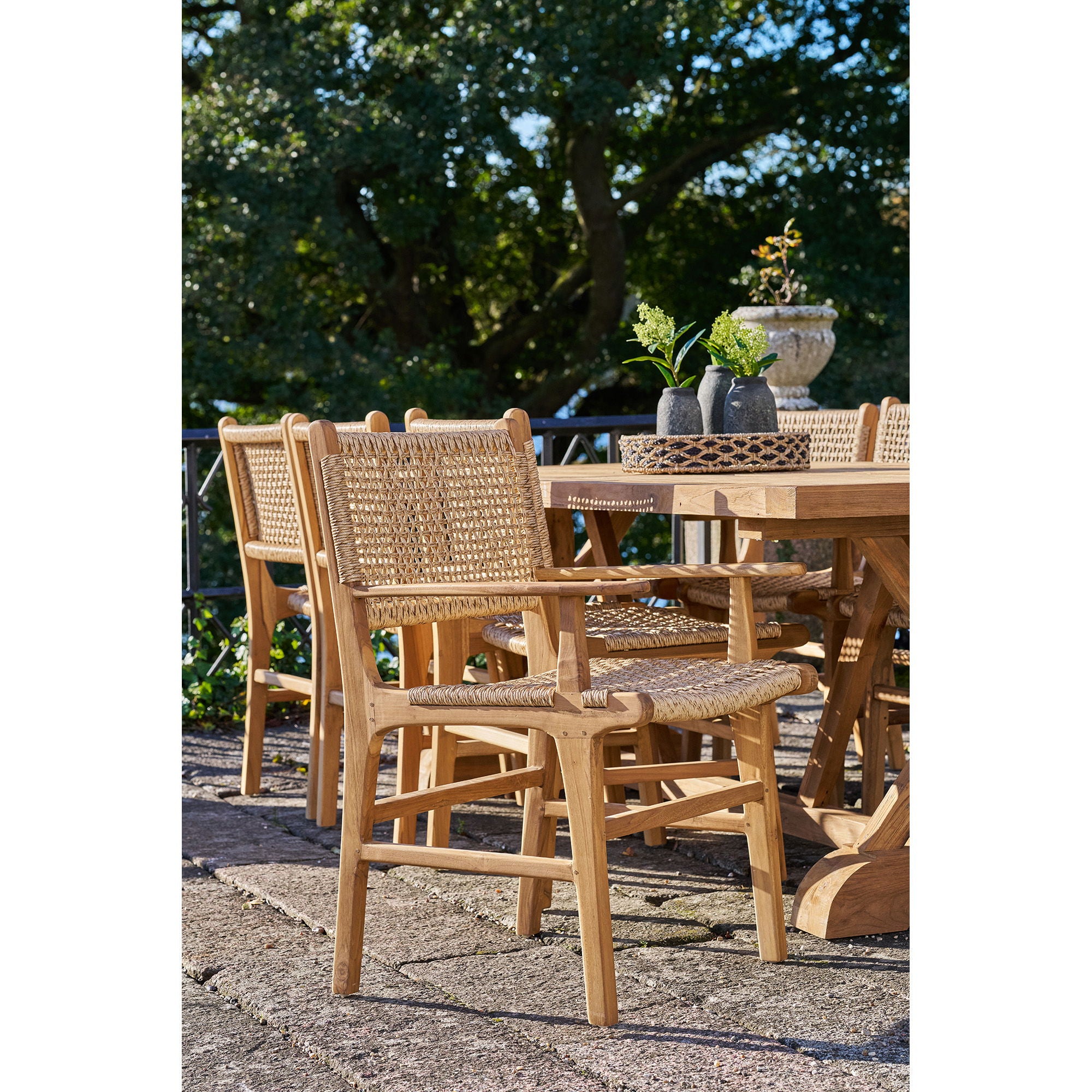 teak/polyrattan