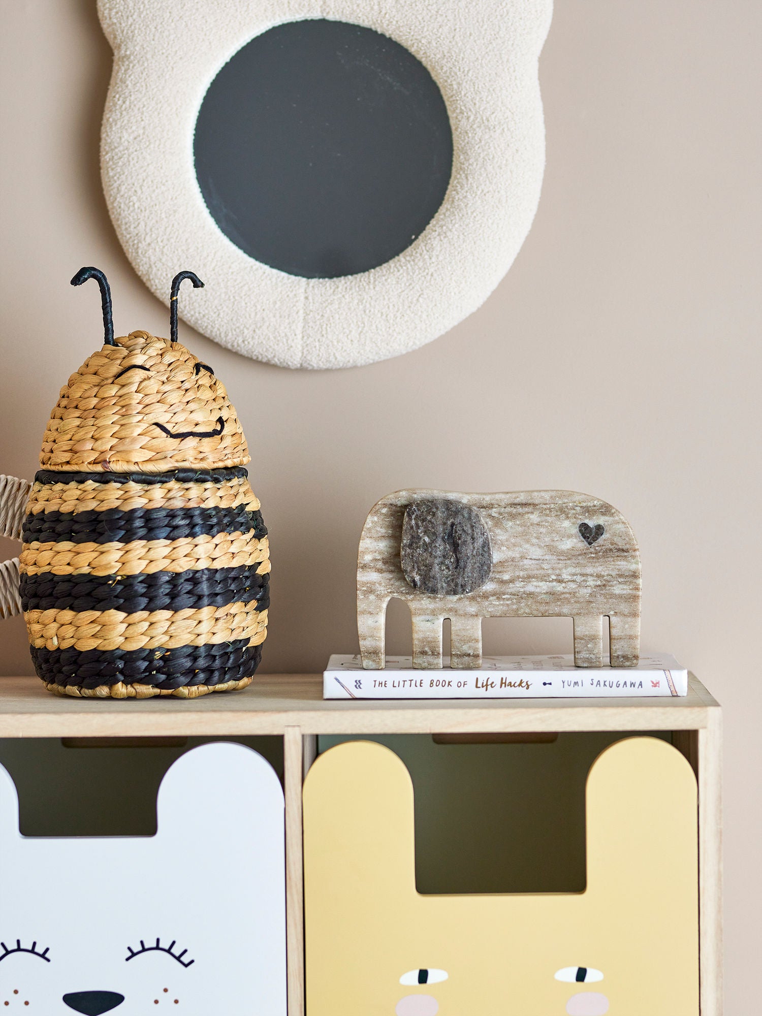 Bloomingville Mini Camy Deko, natur, marmor