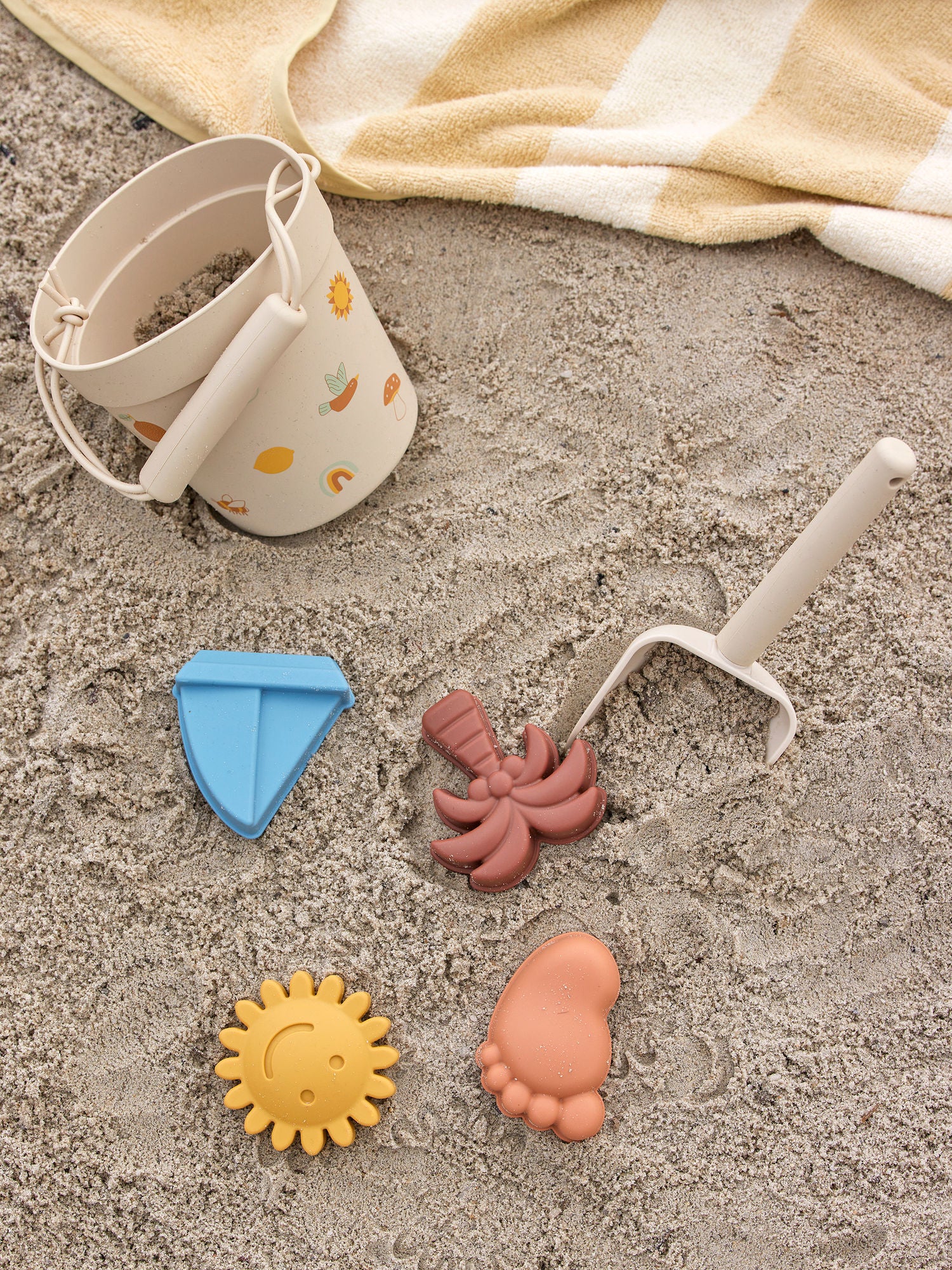 Bloomingville Mini Agnes Strand och Sandkass Toy, Nature, Silicone