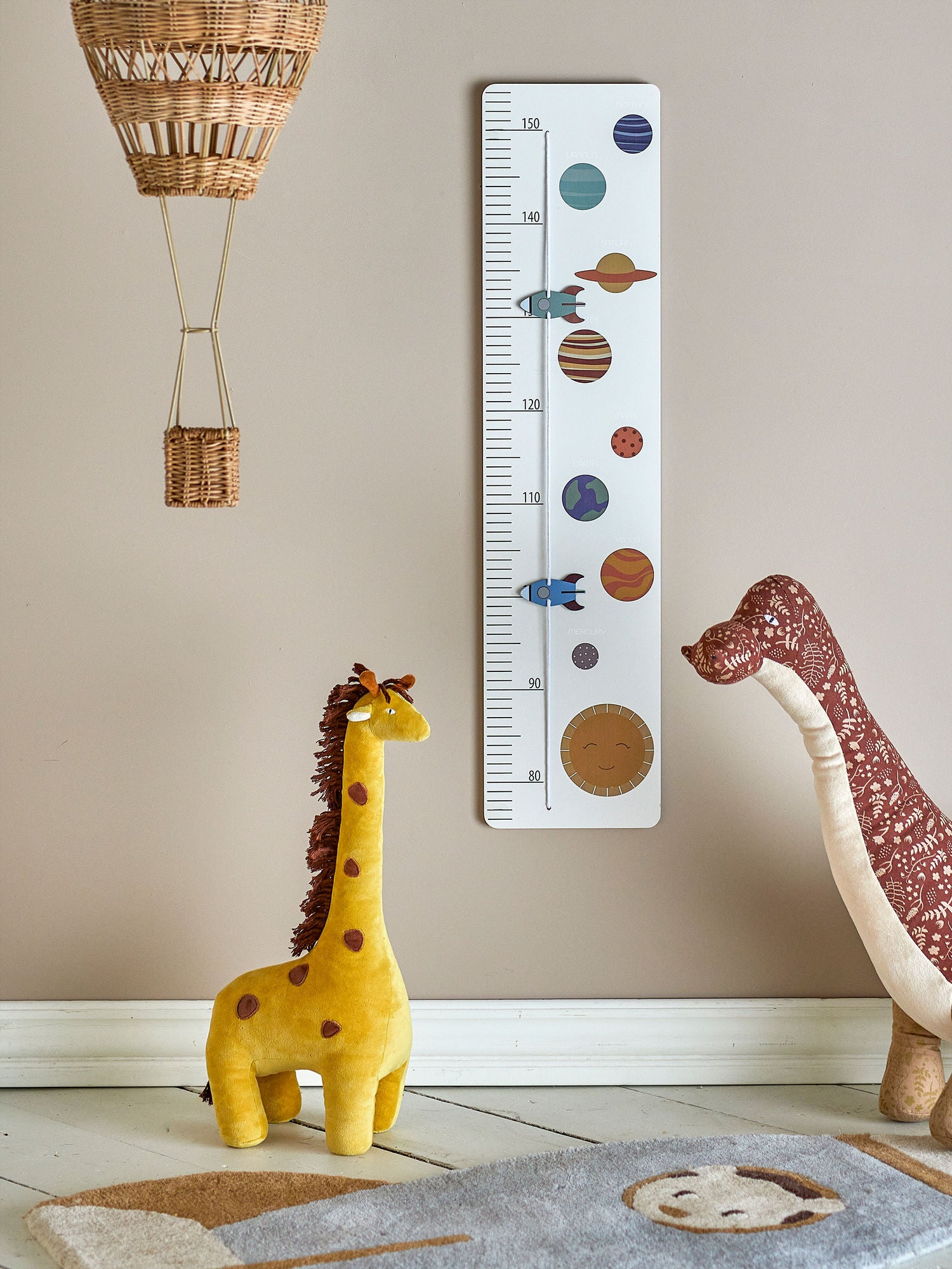 Bloomingville Mini Space Altimeter, Gray, FSC®100%, MDF