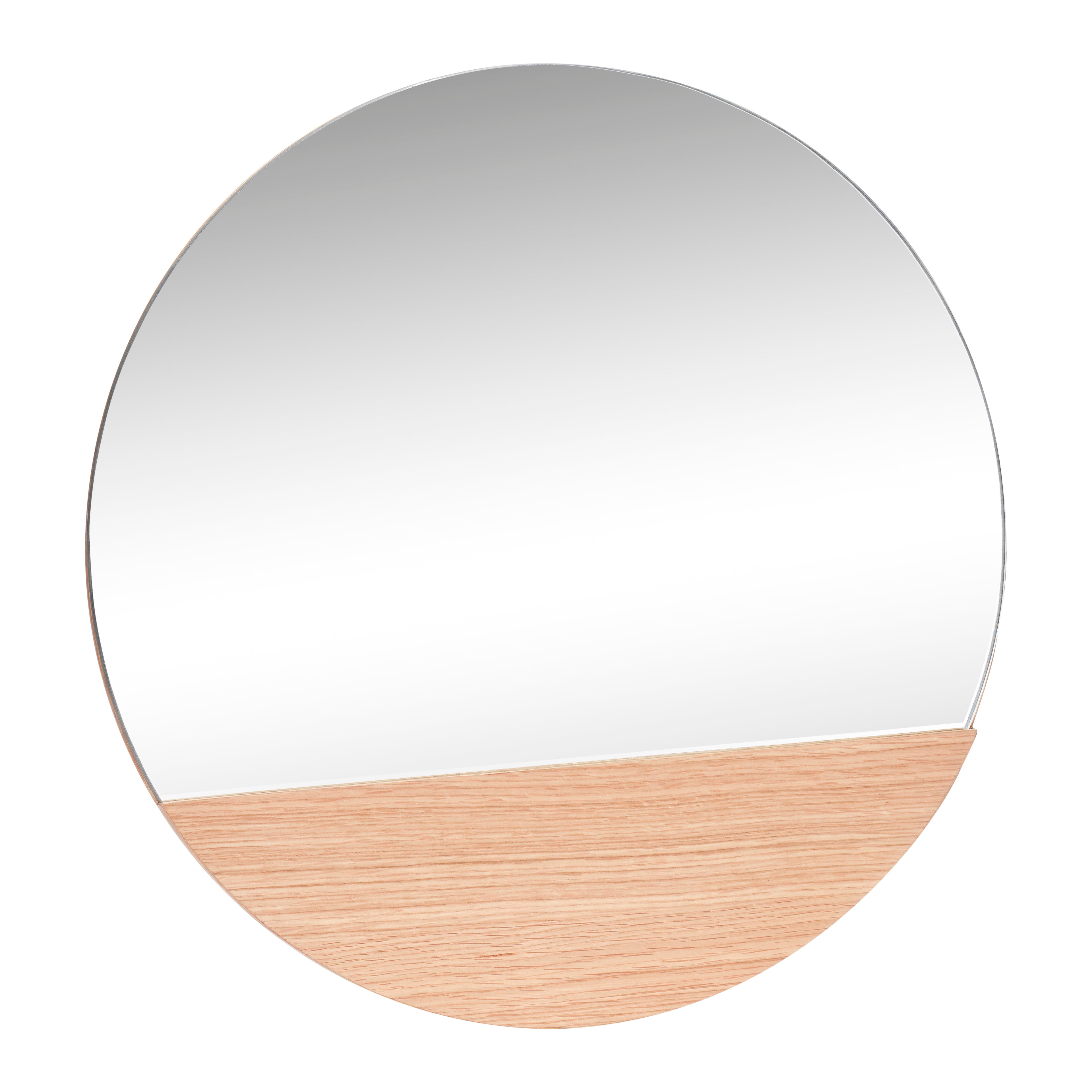 Crescent Wall Mirror Rund Nature - ø50cm
