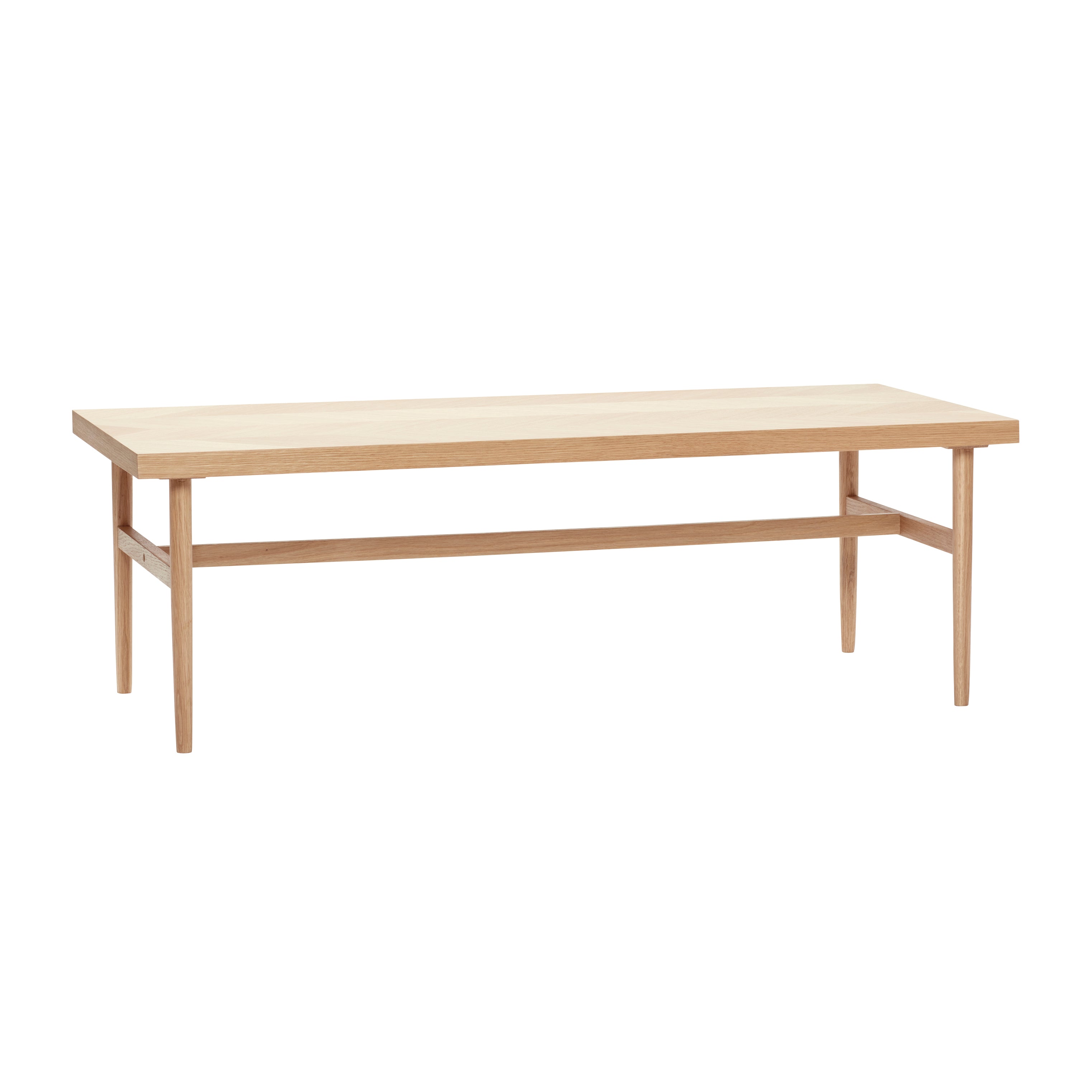 Herringbone soffbord Nature - 121x51xh40cm