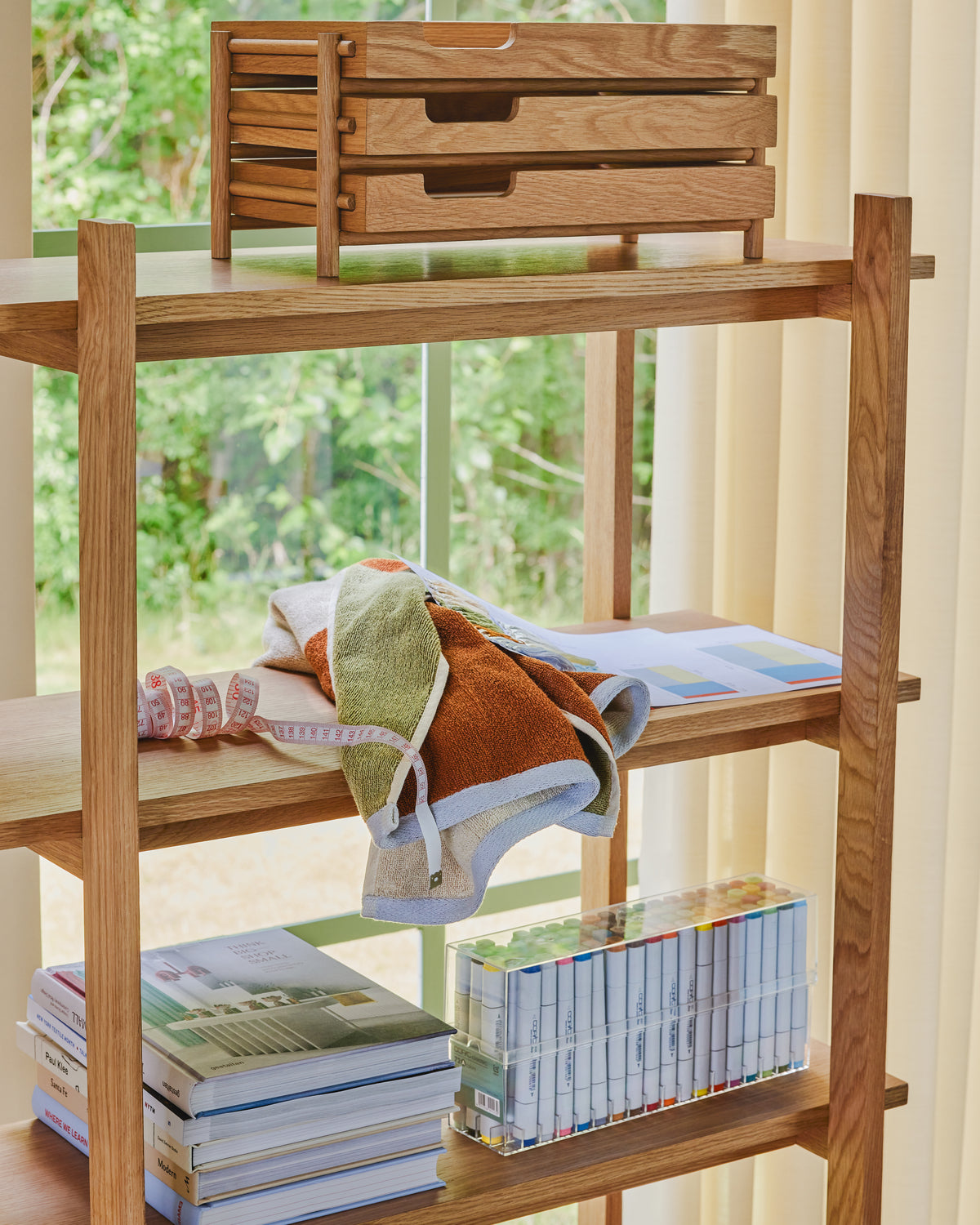 Epoch Bokhylla Natur - 80x39xh150cm