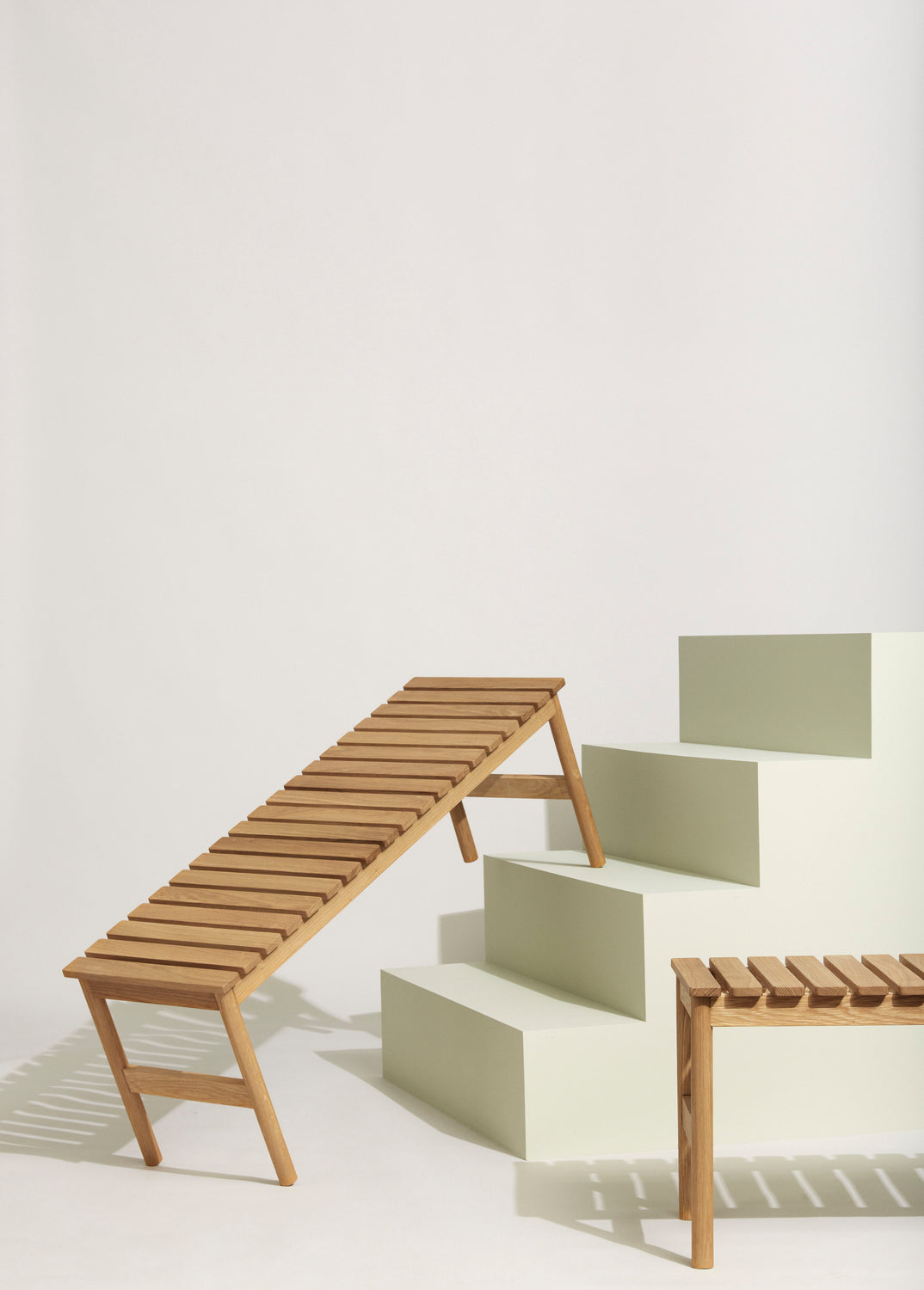 Radbänk Stor Natur - 122x40xh45cm