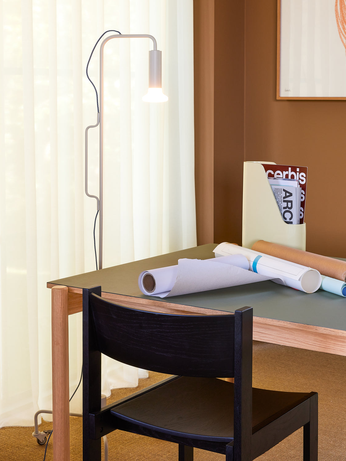 Snedt matbord Rektangulärt Olivgrönt - 190x107xh75cm