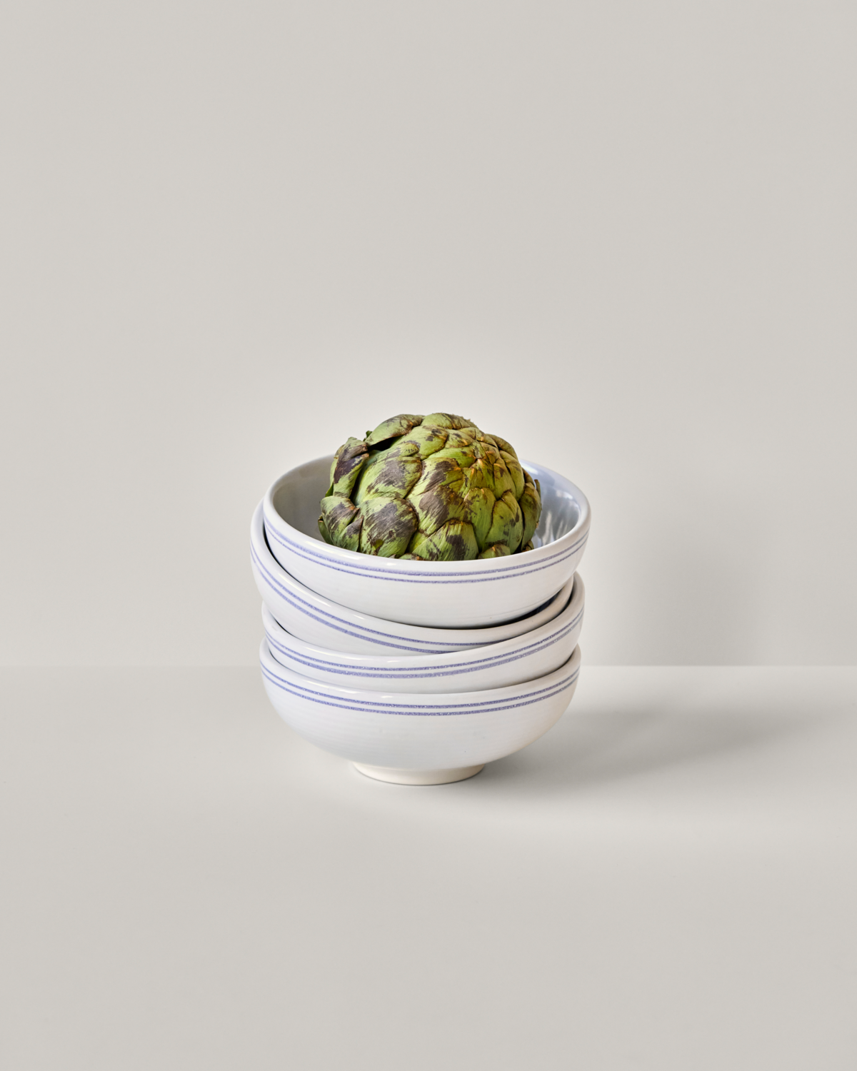 Skål, NVBistro, Blå; Vit