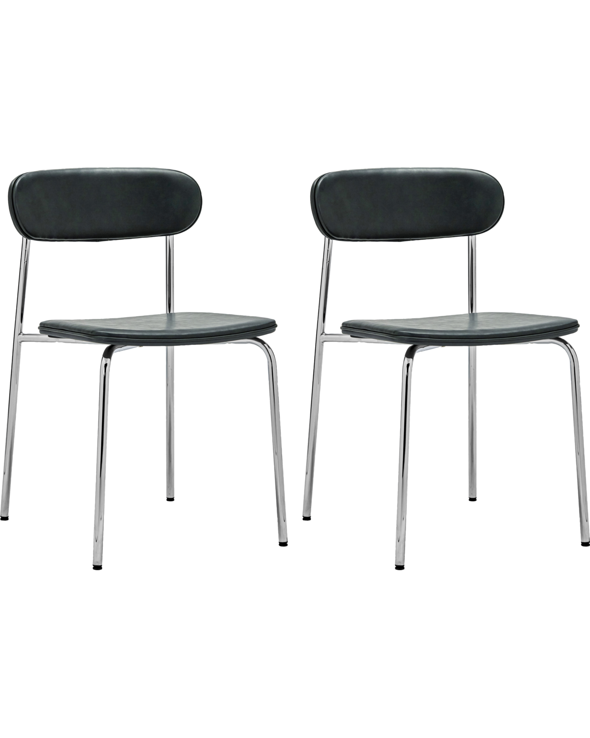 Stol, HDPova, Chrome; Mörkgrön