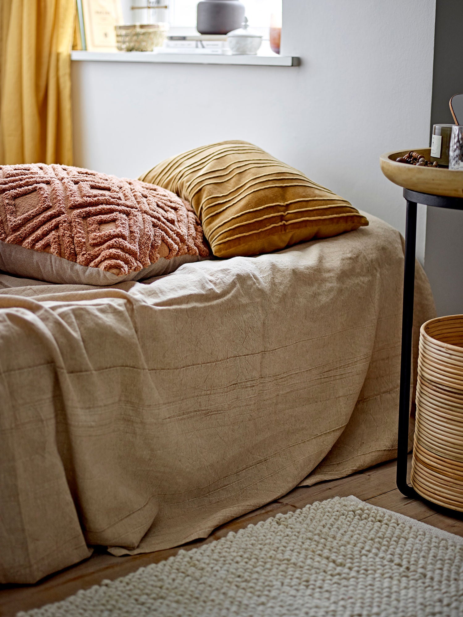 Bloomingville Terni Bedstrast, Nature, Linen Oeko-Tex®