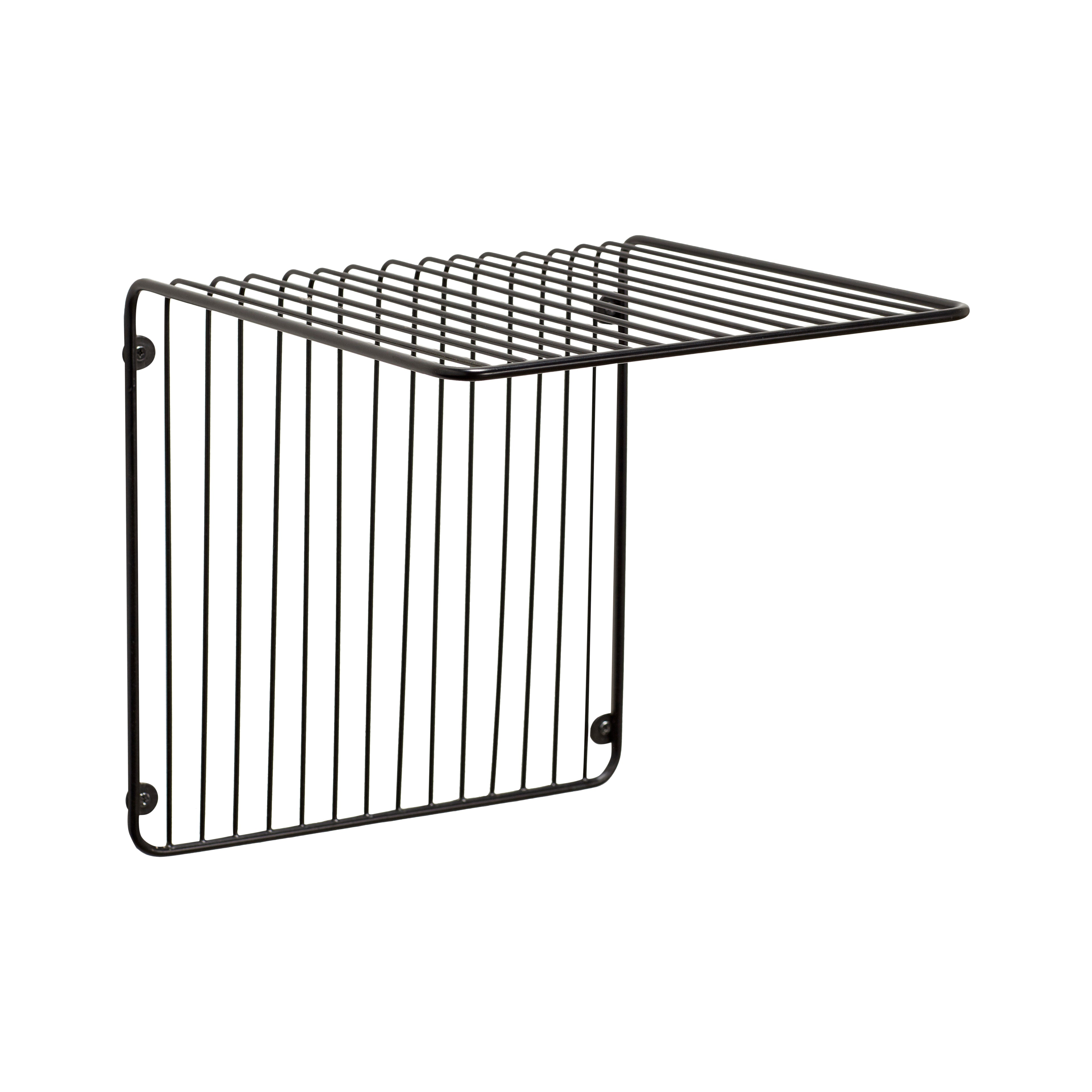 Slank hylla stor svart - 31x31xh31cm