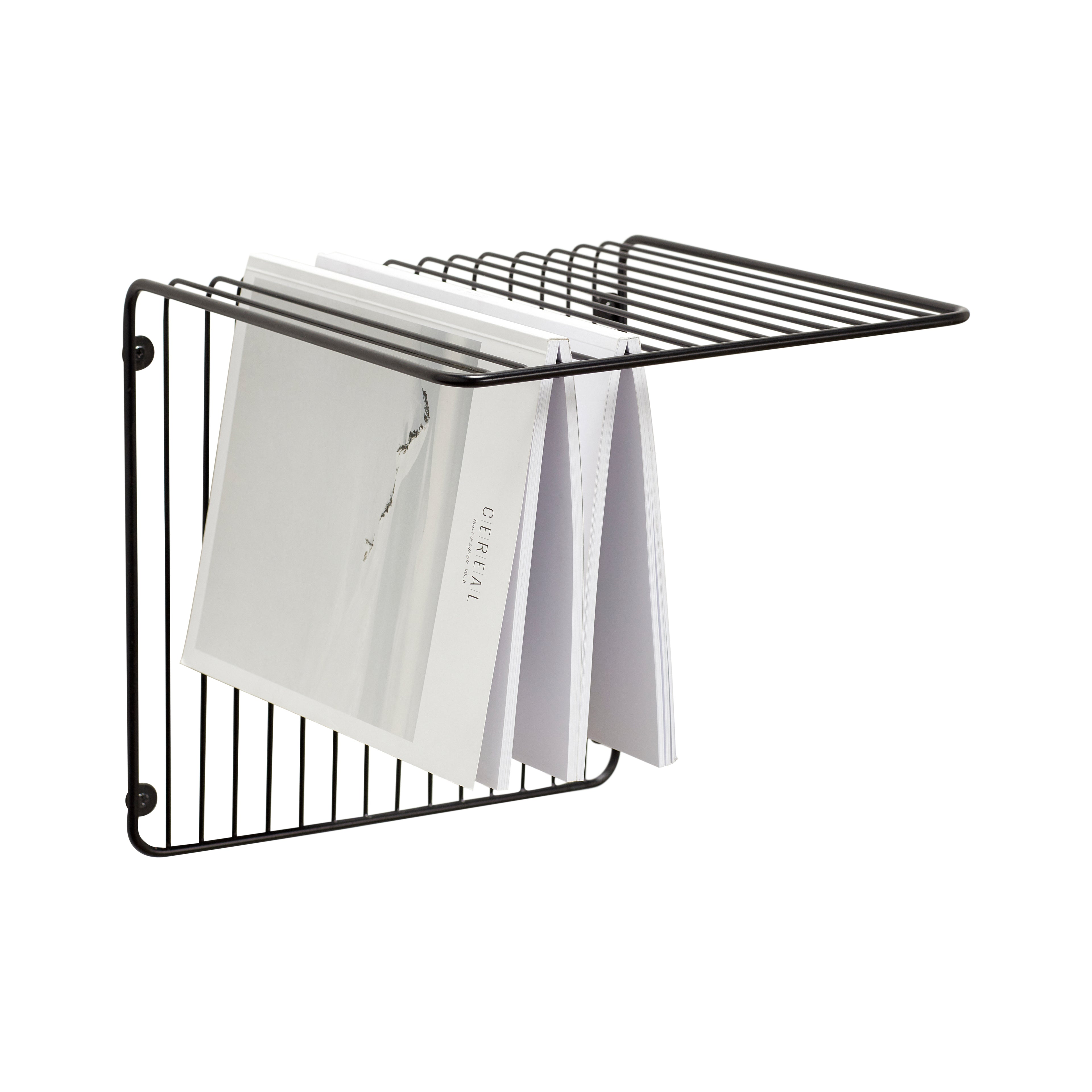 Slank hylla stor svart - 31x31xh31cm
