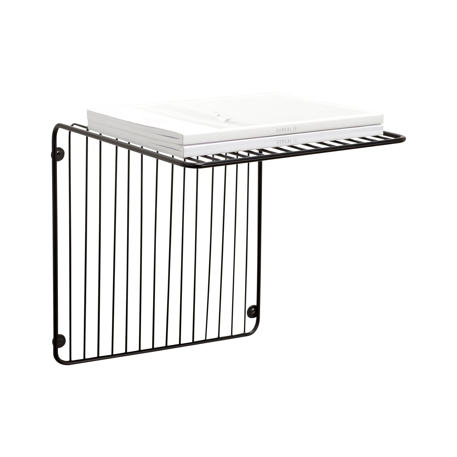 Slank hylla stor svart - 31x31xh31cm