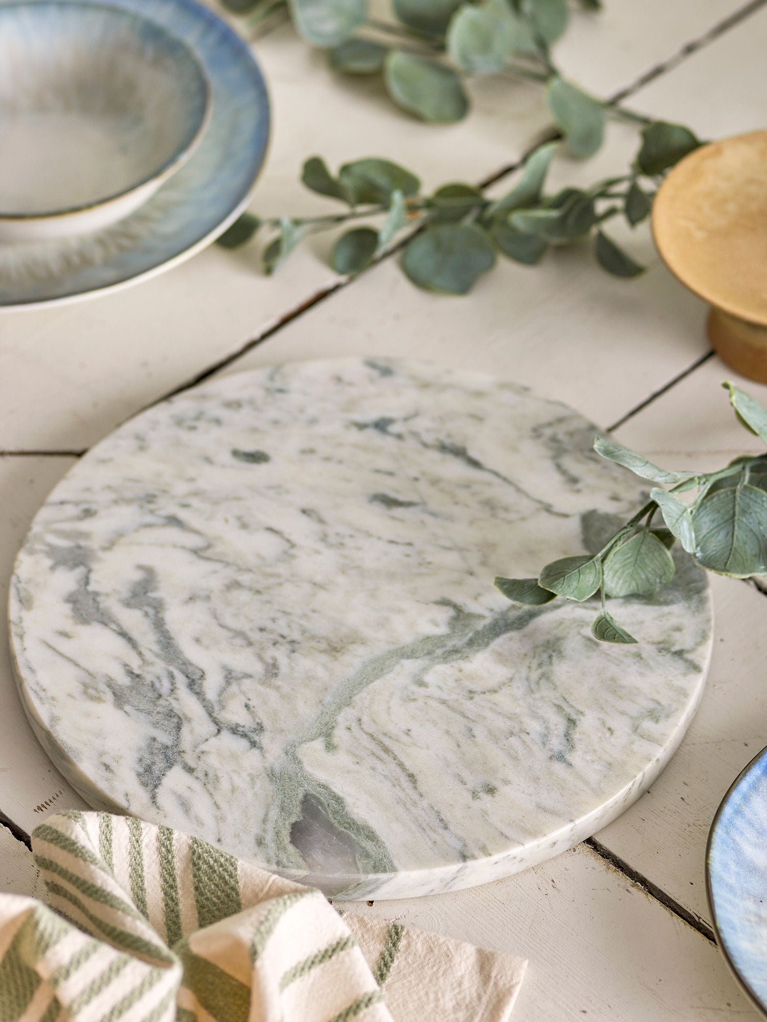 Bloomingville Camer Cutting Board, Green, Marble