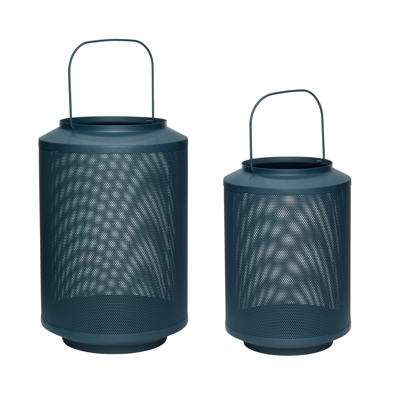 Edge Lanterns bensin (uppsättning av 2) - Ø21xH46, Ø26xH57CM