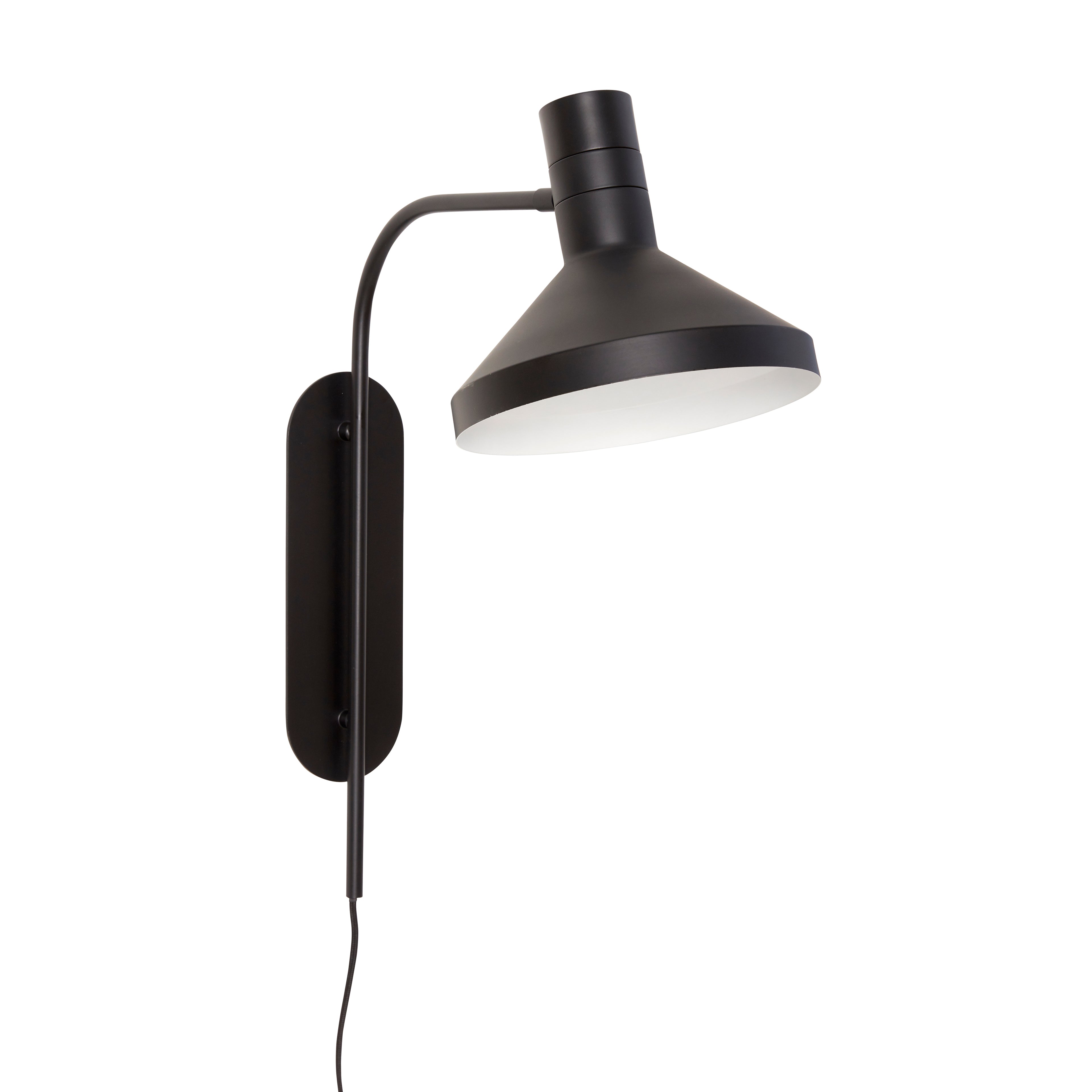 Studio Wall Lamp Black - 23x43xh56cm, E27