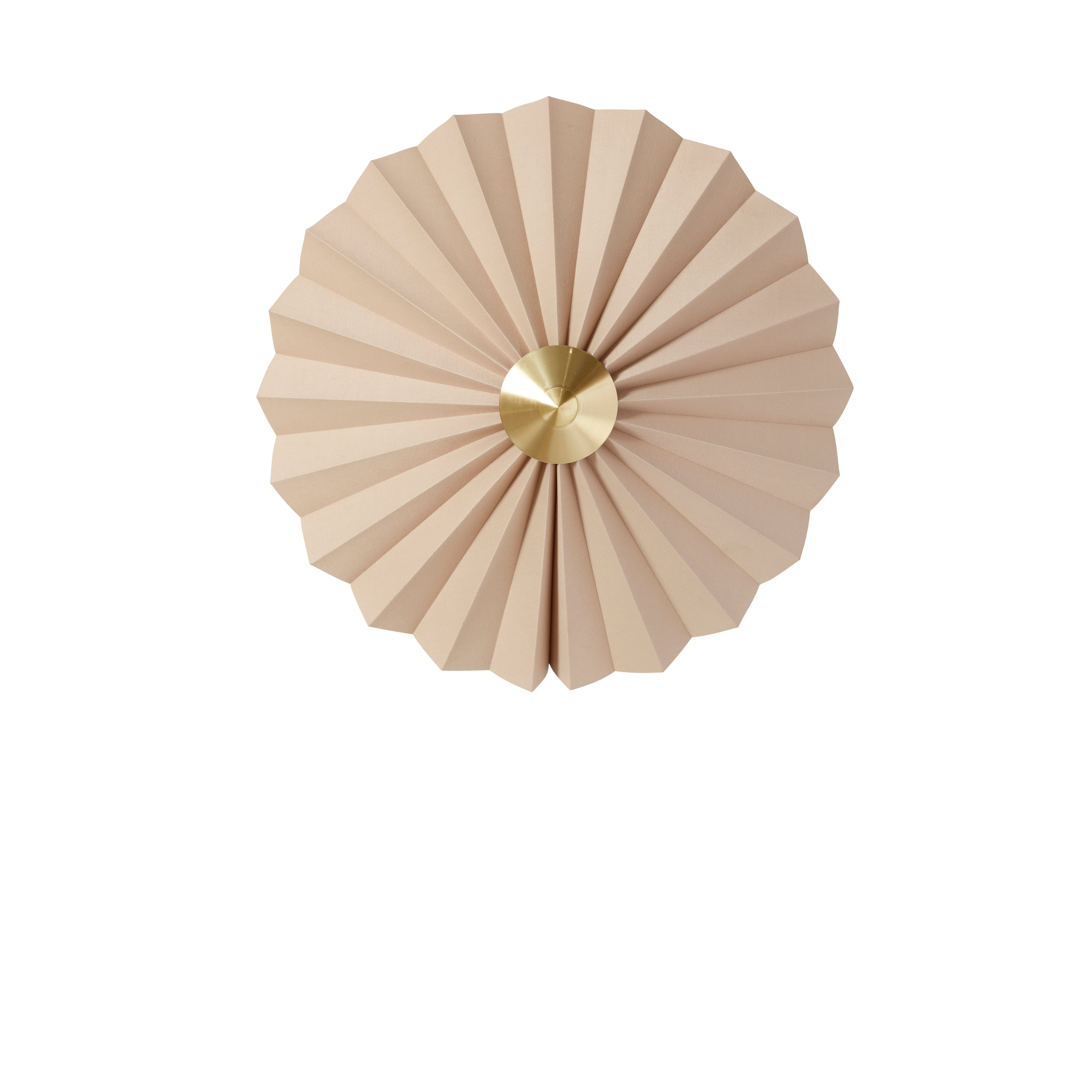 Pliss Wall Lamp Beige - Ø48xH16CM, E27