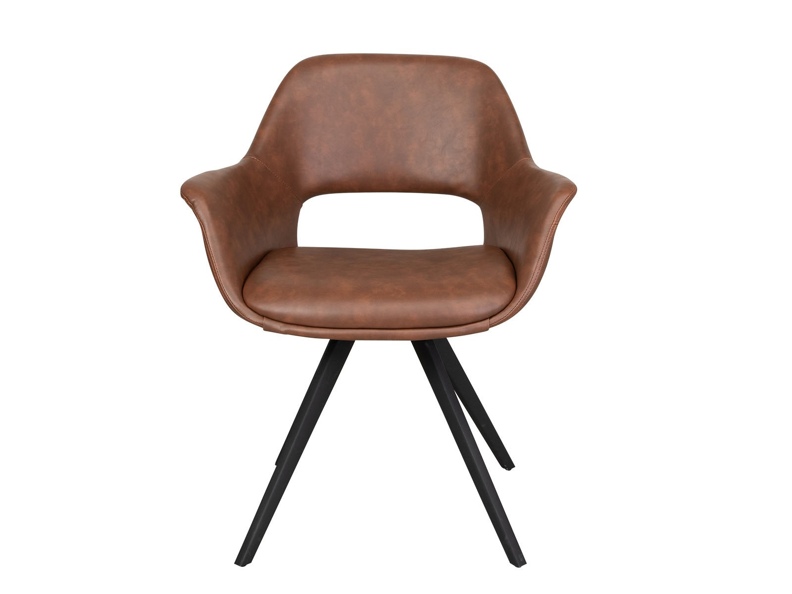 Matbordstol fenja cognac pu