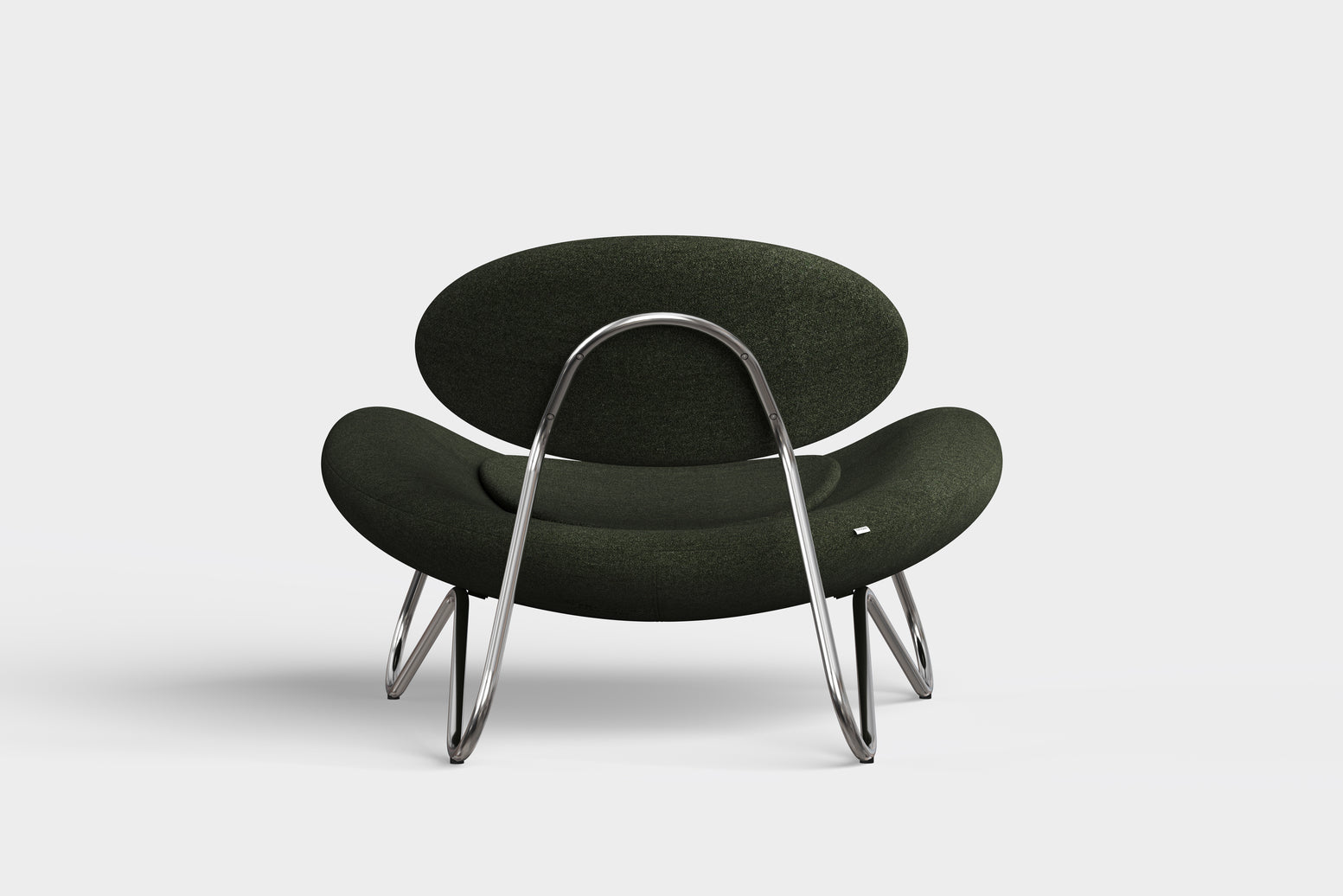 Meadow Lounge Chair - Furu/Krom