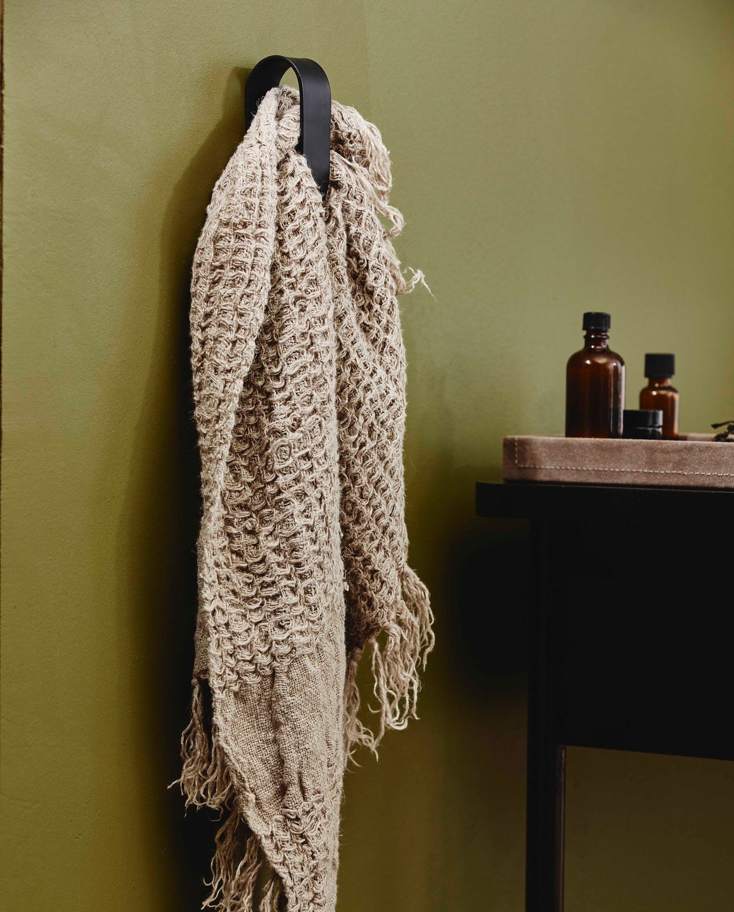 SOTRA TOLED HOLDER I ROINELESS STÅL - H10.5 CM - SVART