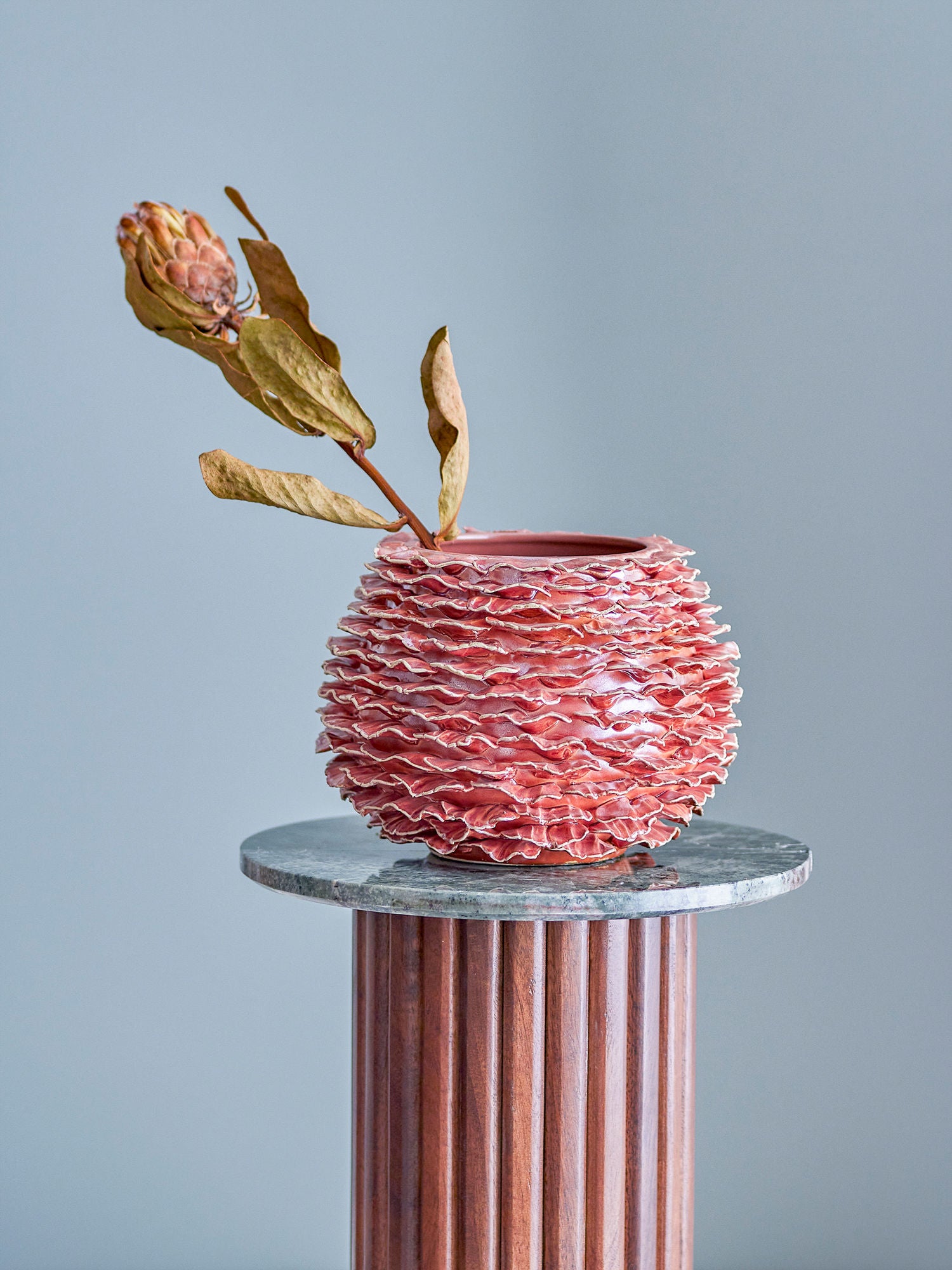 Bloomingville Morwen Vase, brun, stengods