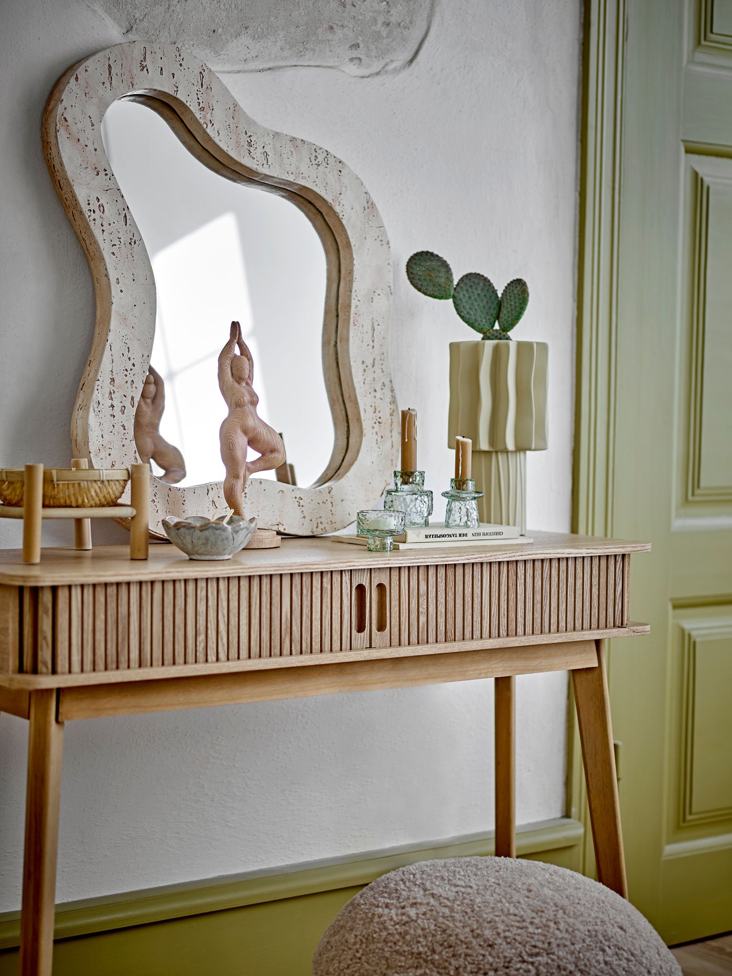 Bloomingville Salento Console Table, Nature, MDF