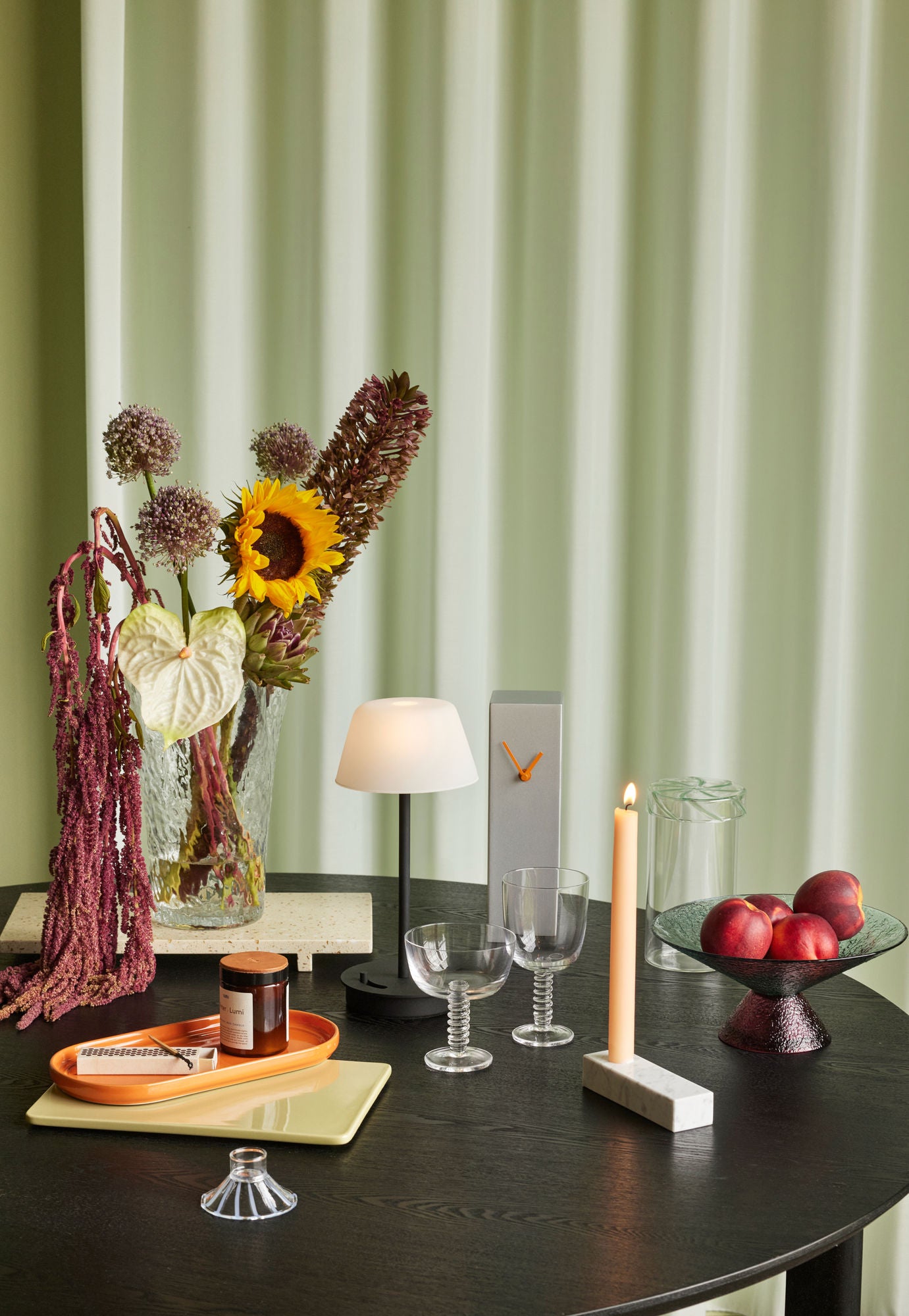 Hübsch arvtagningsglas höggrönt