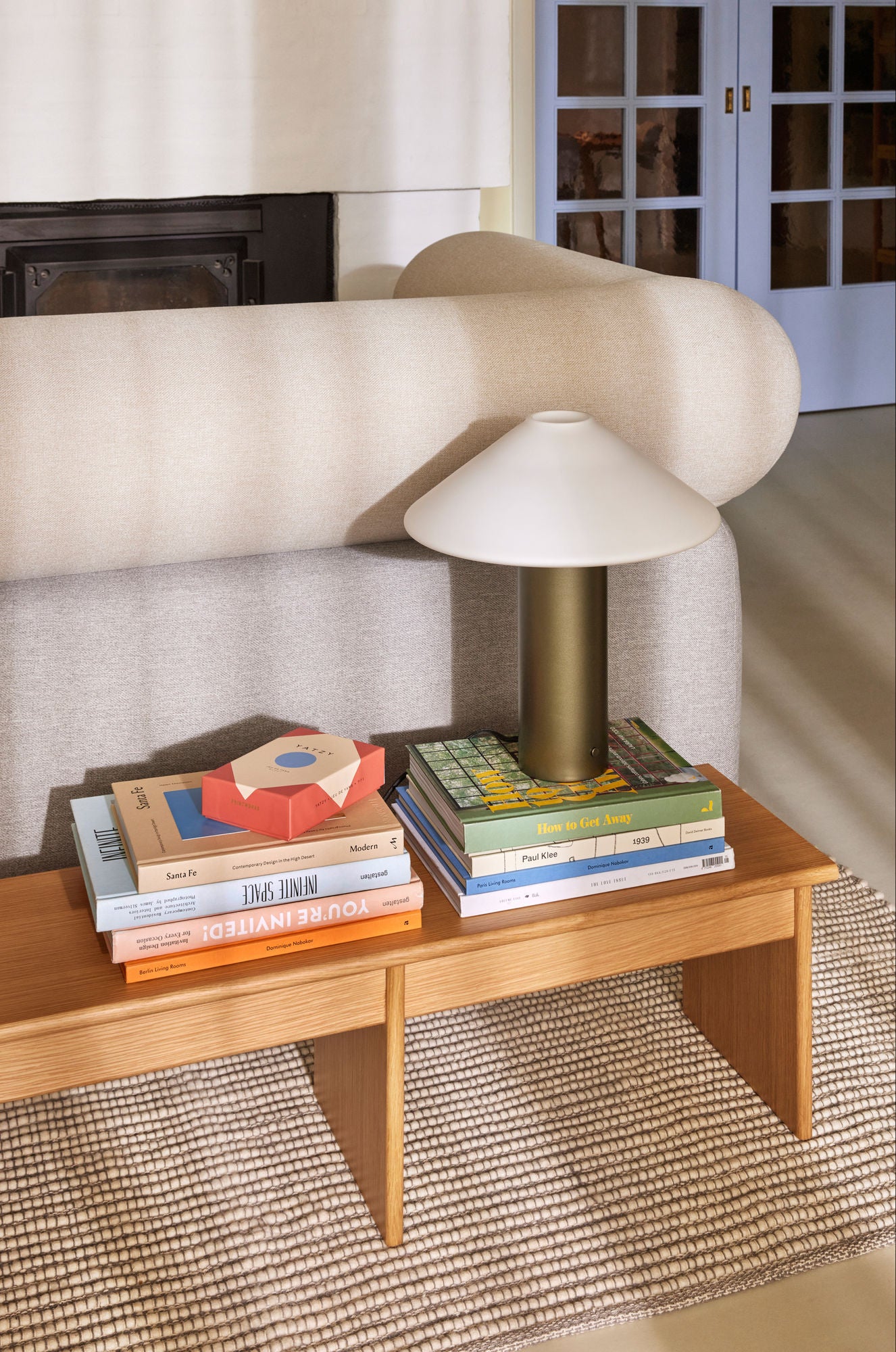 Hübsch doppiohylla/växtstativ natur