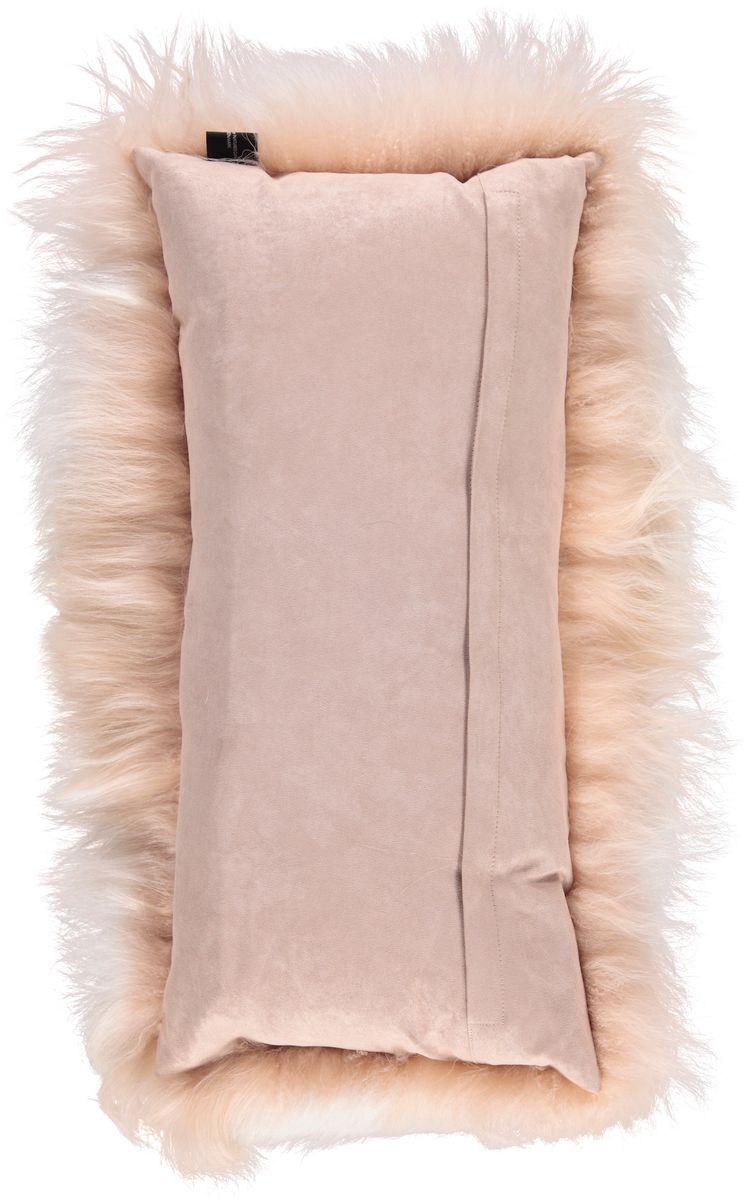 Lammskinnskudde | Långhårig | Tibet | Kashmir | 28x56 cm