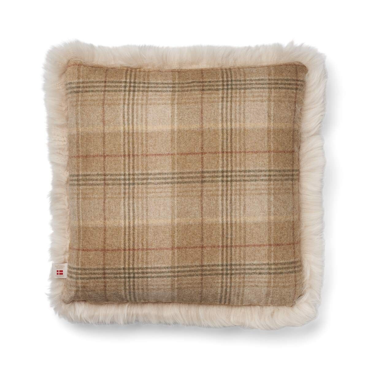 Kontrollerad samling | Ullkudde | Långhårig | 52x52 cm