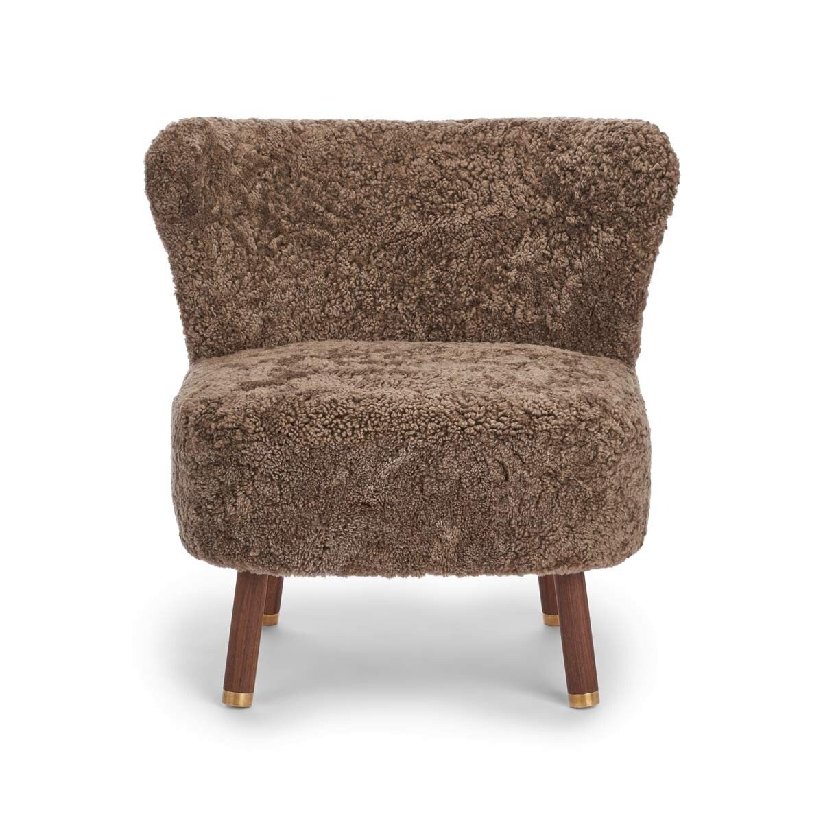 Emil Lounge Chair | Mässing | Korn