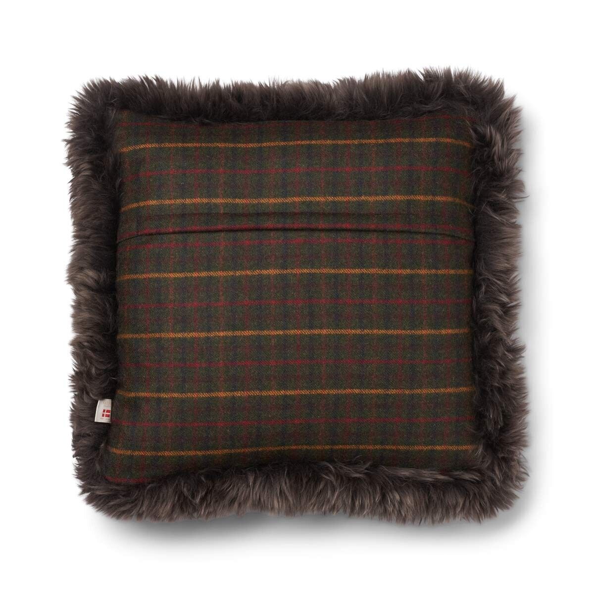 Kontrollerad samling | Ullkudde | Långhårig | Dubbelsidig | 52x52 cm