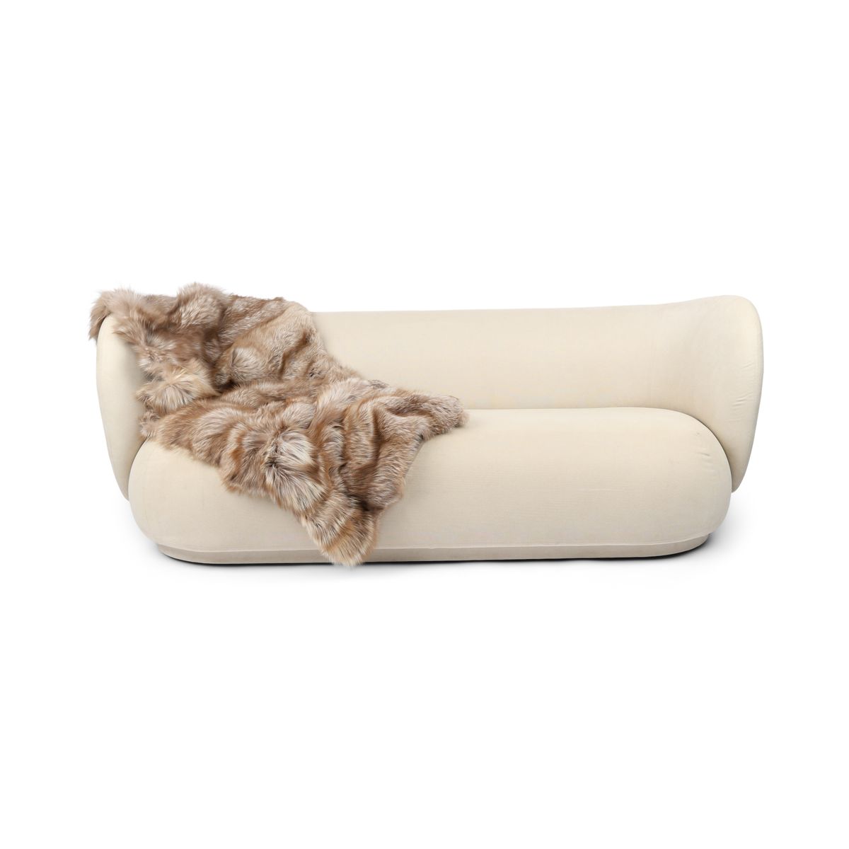 Premiummatta av räv | Baksidan av kashmir | Pastellfärger | 160x70 cm