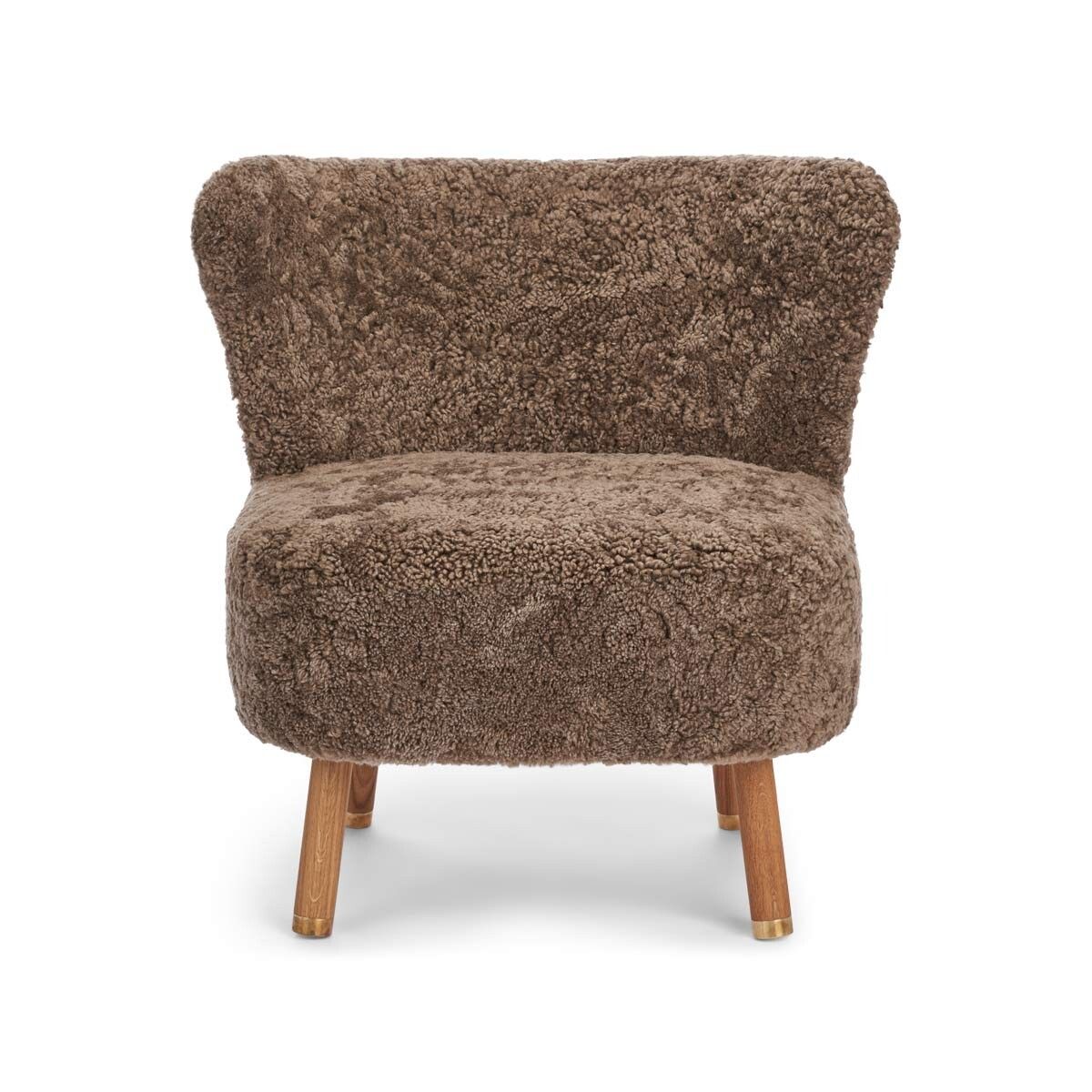 Emil Lounge Chair | Mässing | Korn